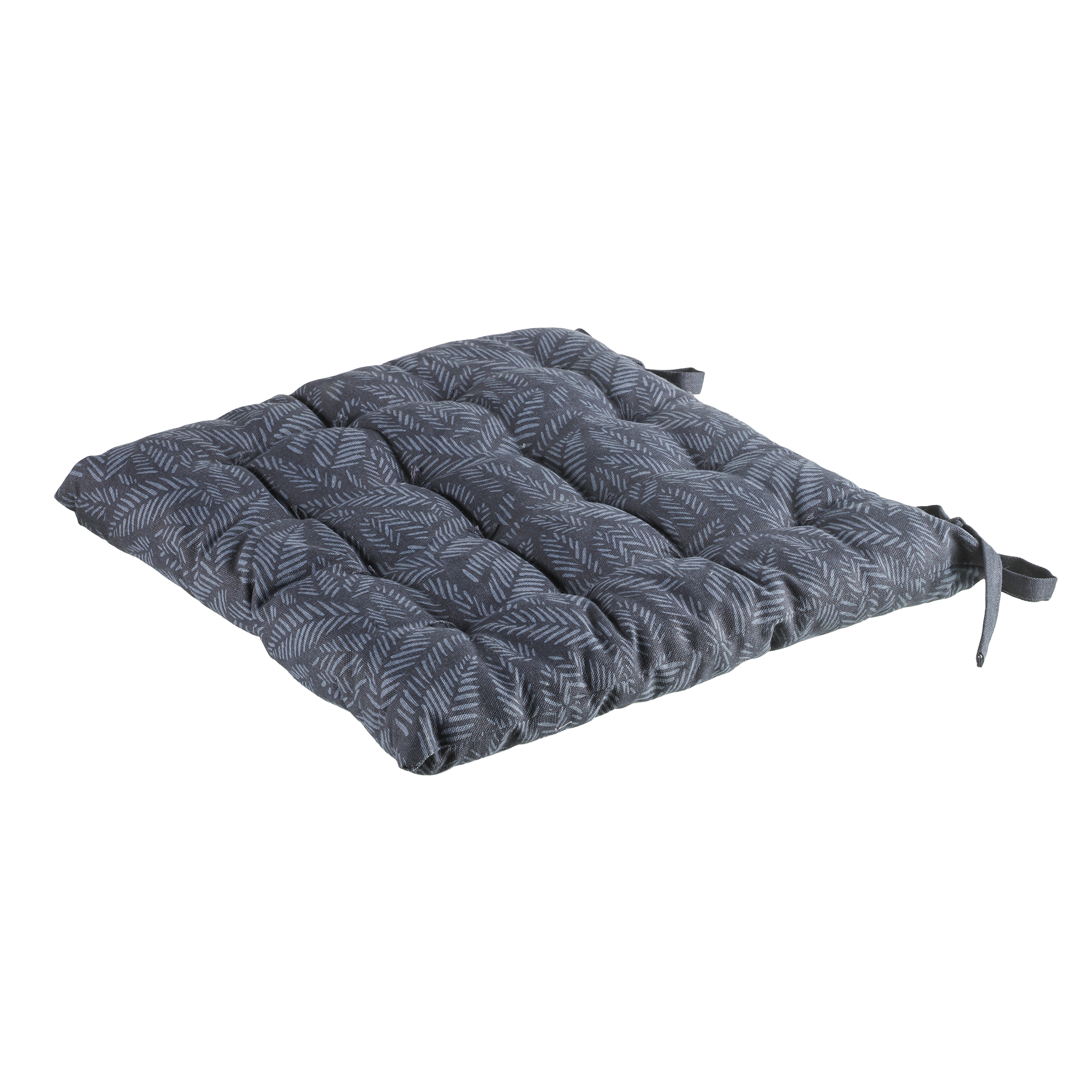Galette de chaise feuillage 38x38cm