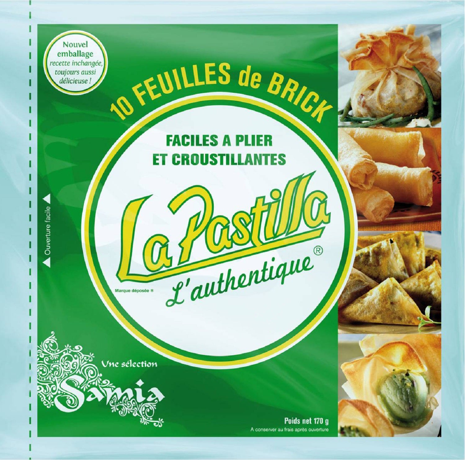 Feuilles brick