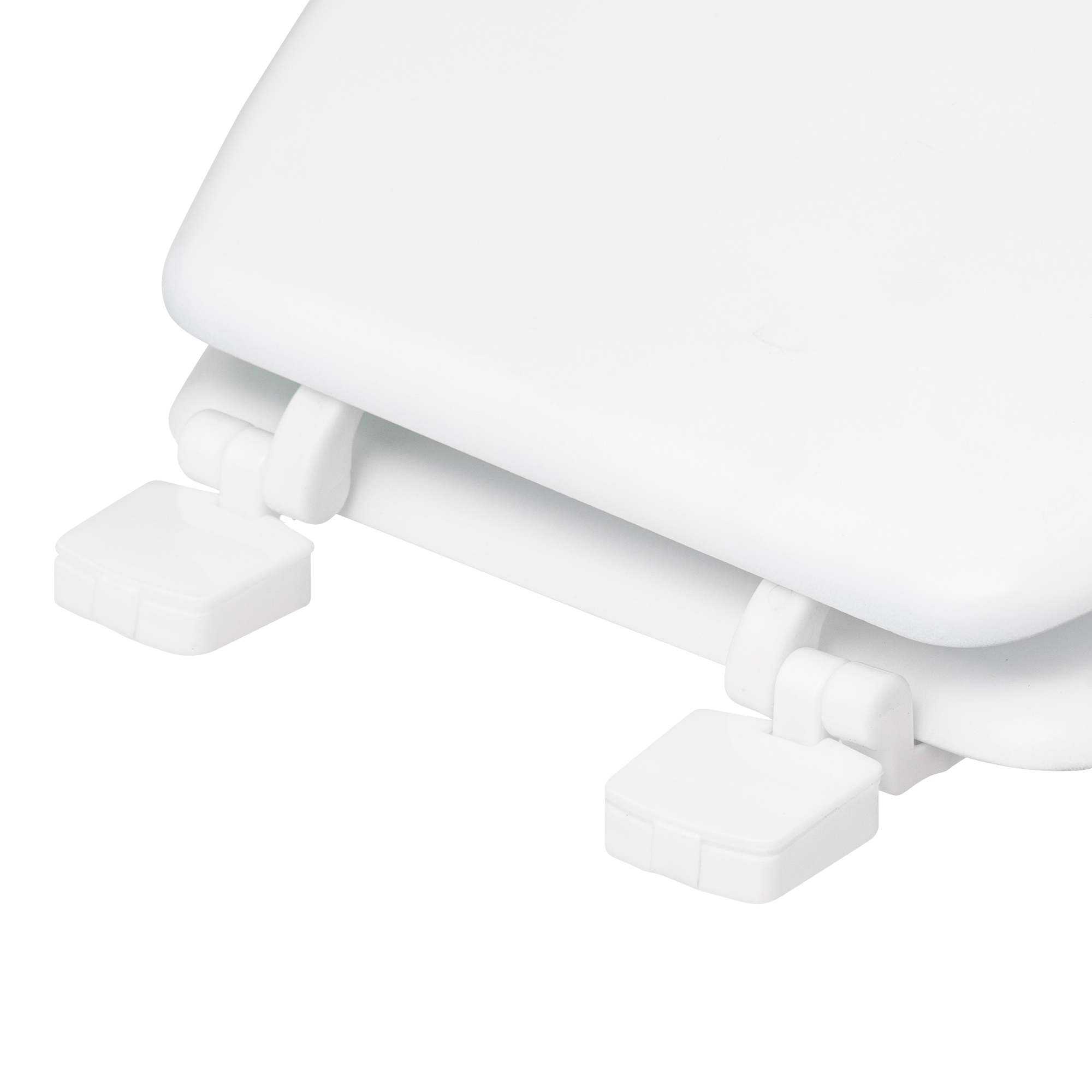 Abattant WC bois laqué blanc