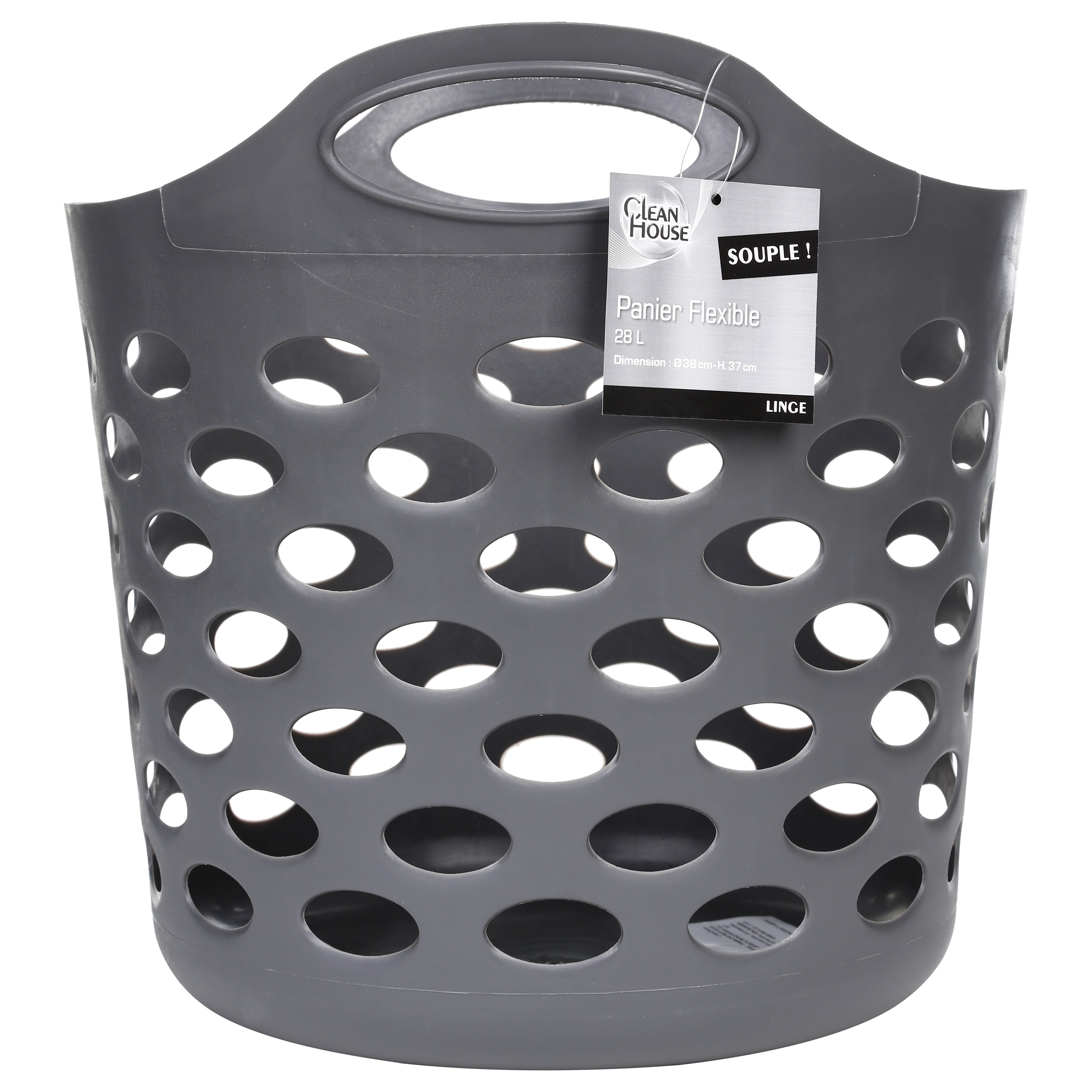 Panier à linge rond 28L