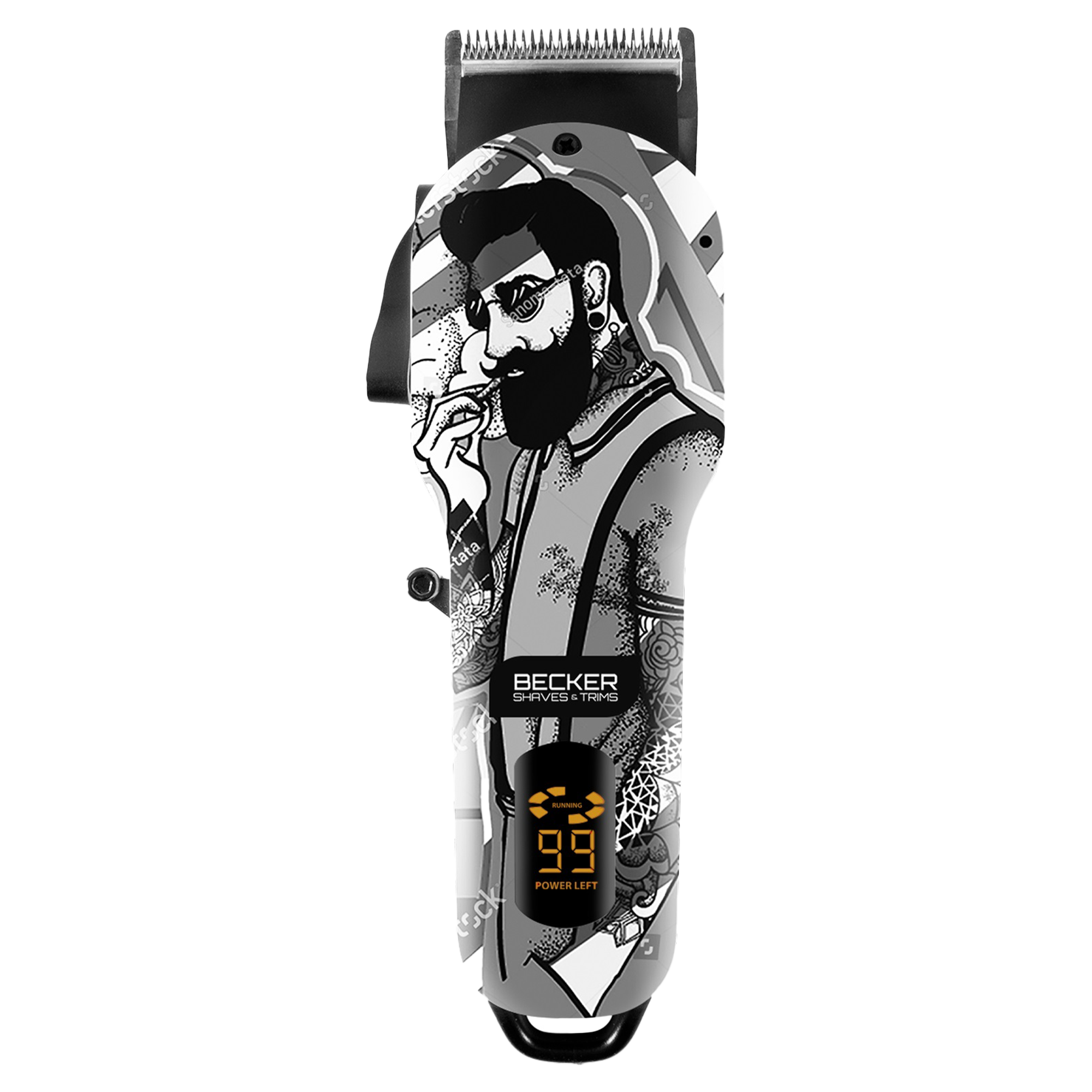 Tondeuse sans fil pour cheveux et barbes avec levier d’ajustement Hero IV