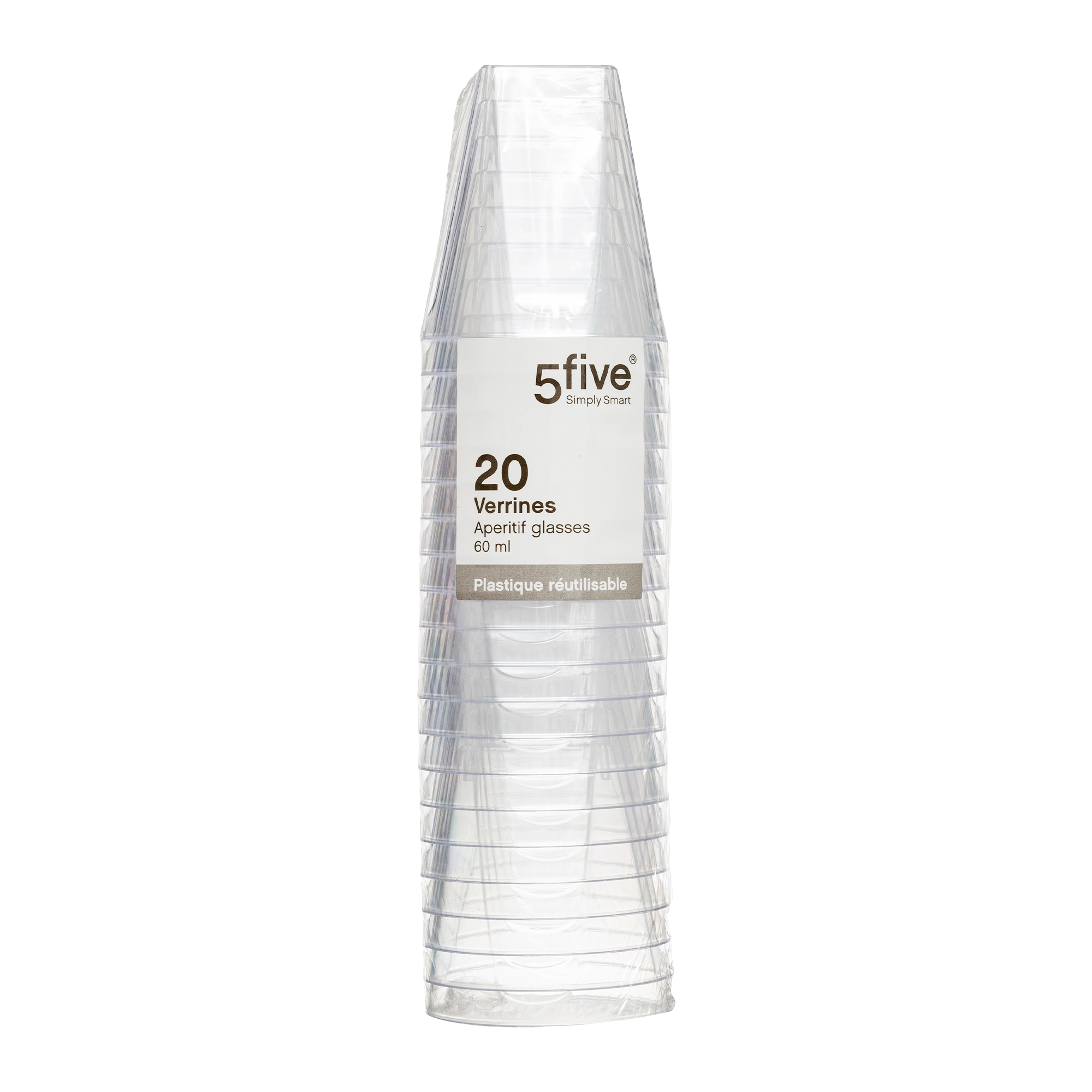 20 verrines rondes x20 pièces