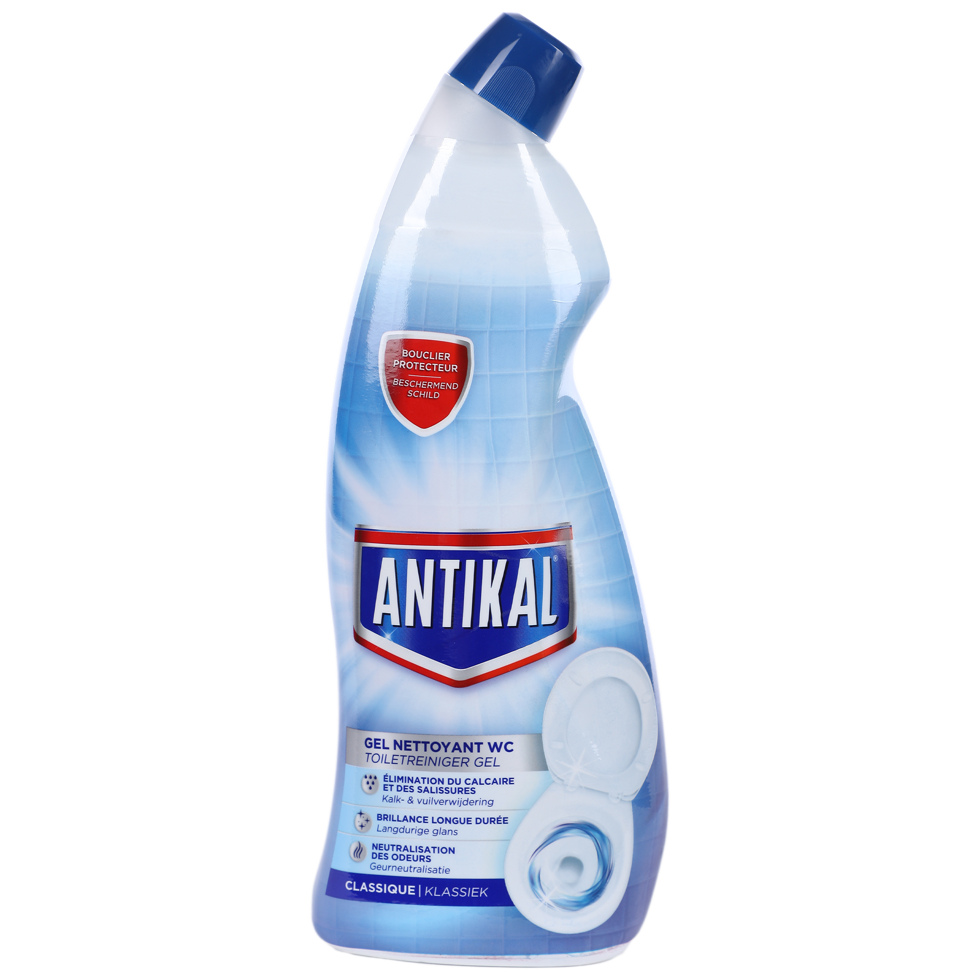 Gel nettoyant WC anticalcaire