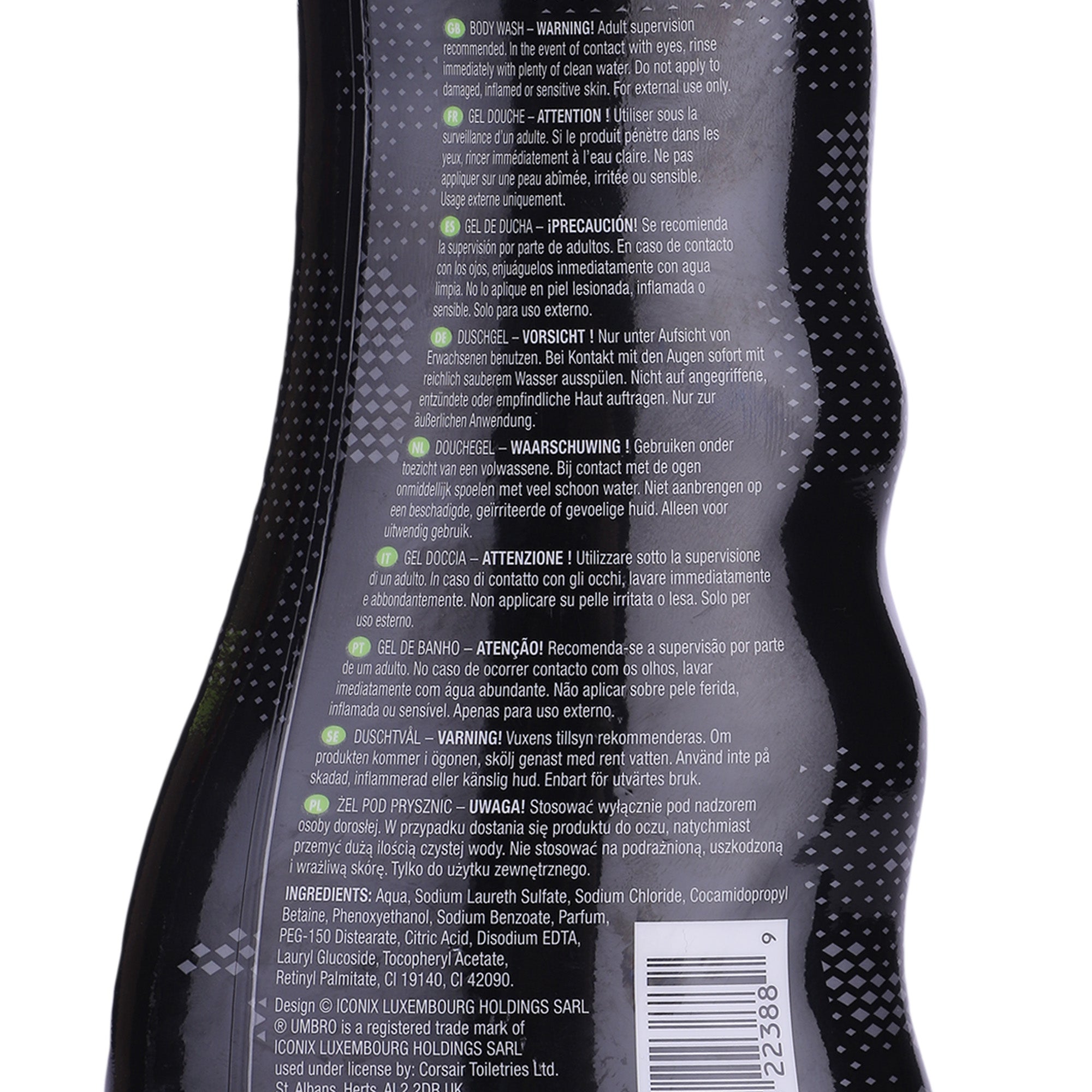 Gel douche action