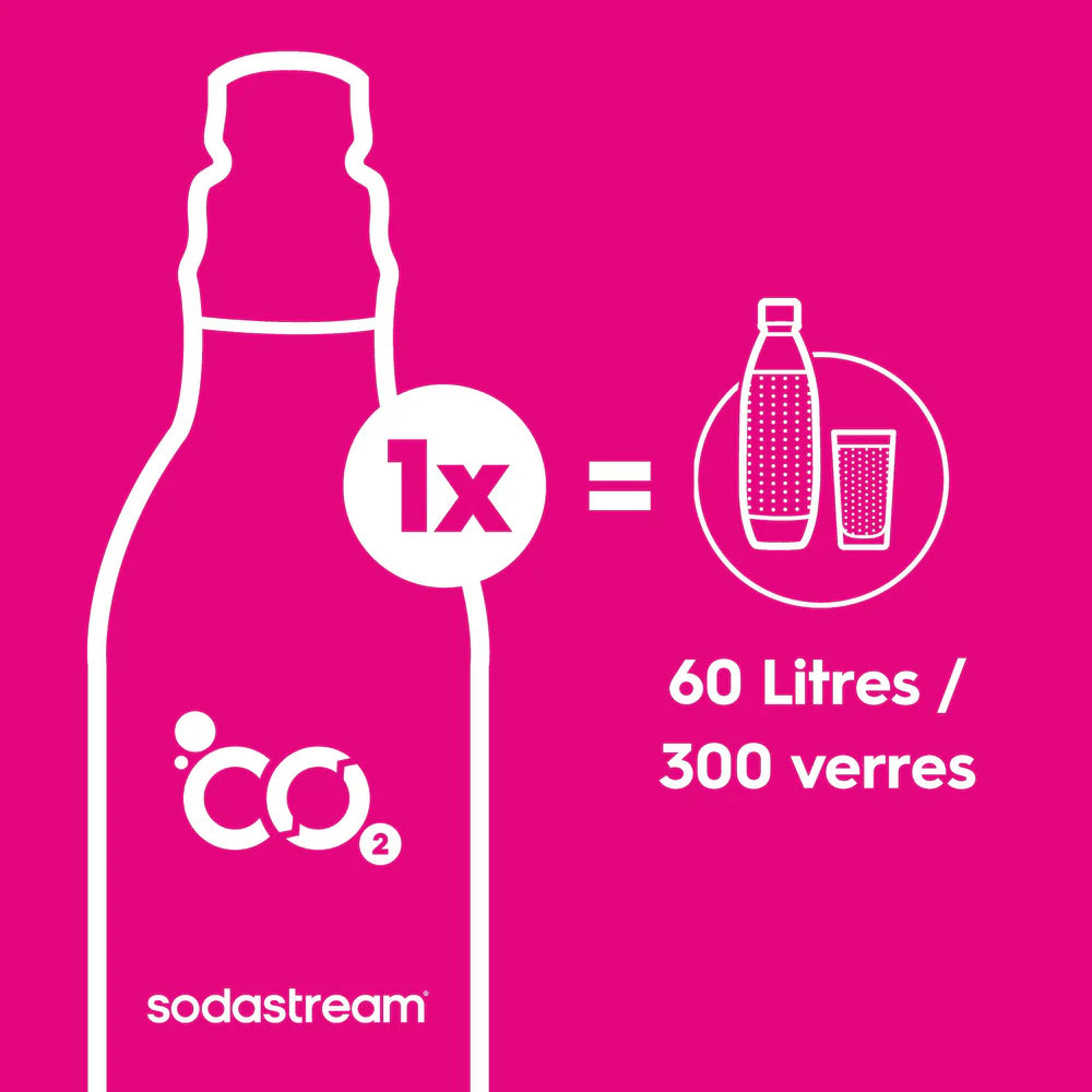 Machine à eau gazeuse et soda + bouteille 1L Terra Cocktails