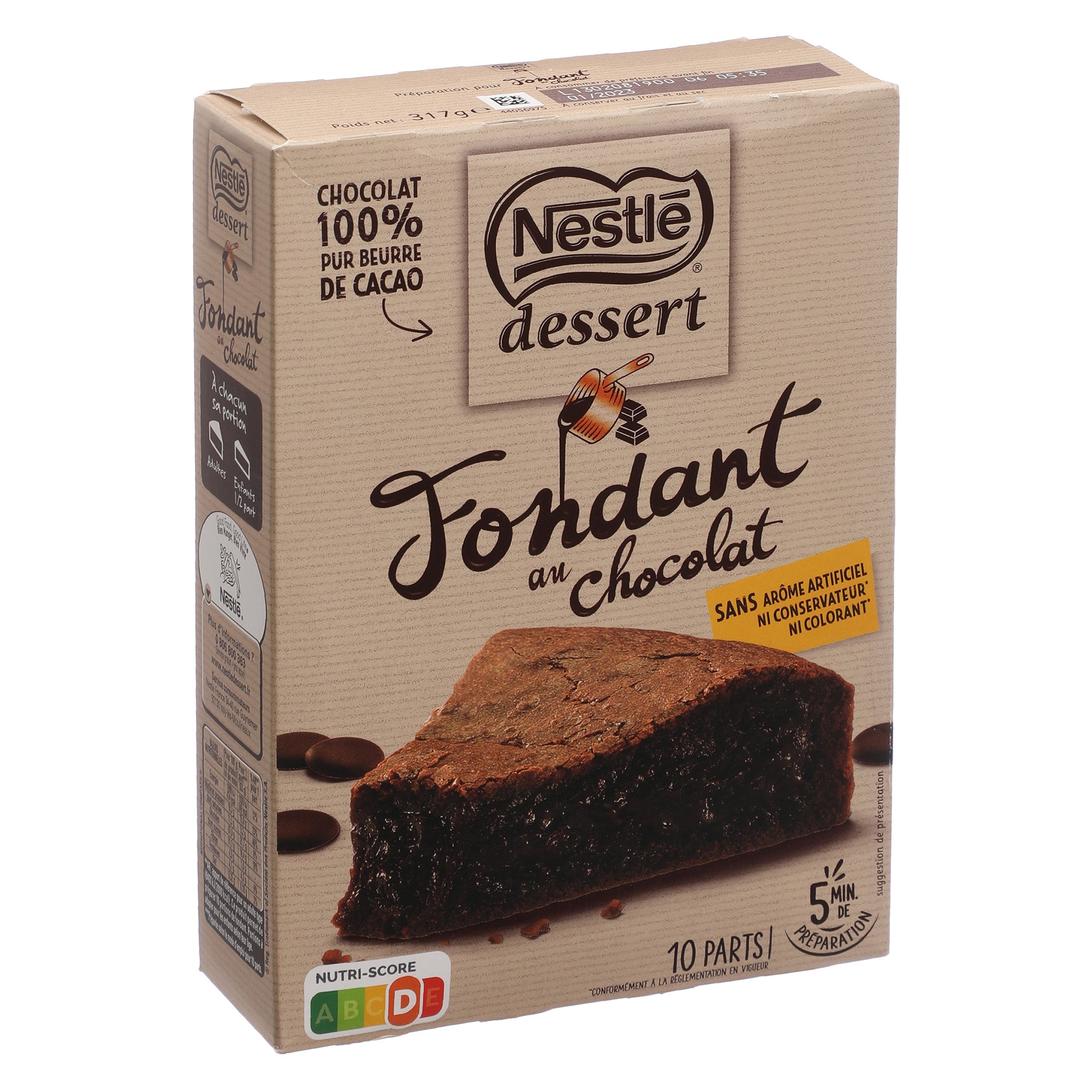 Préparation fondant au chocolat