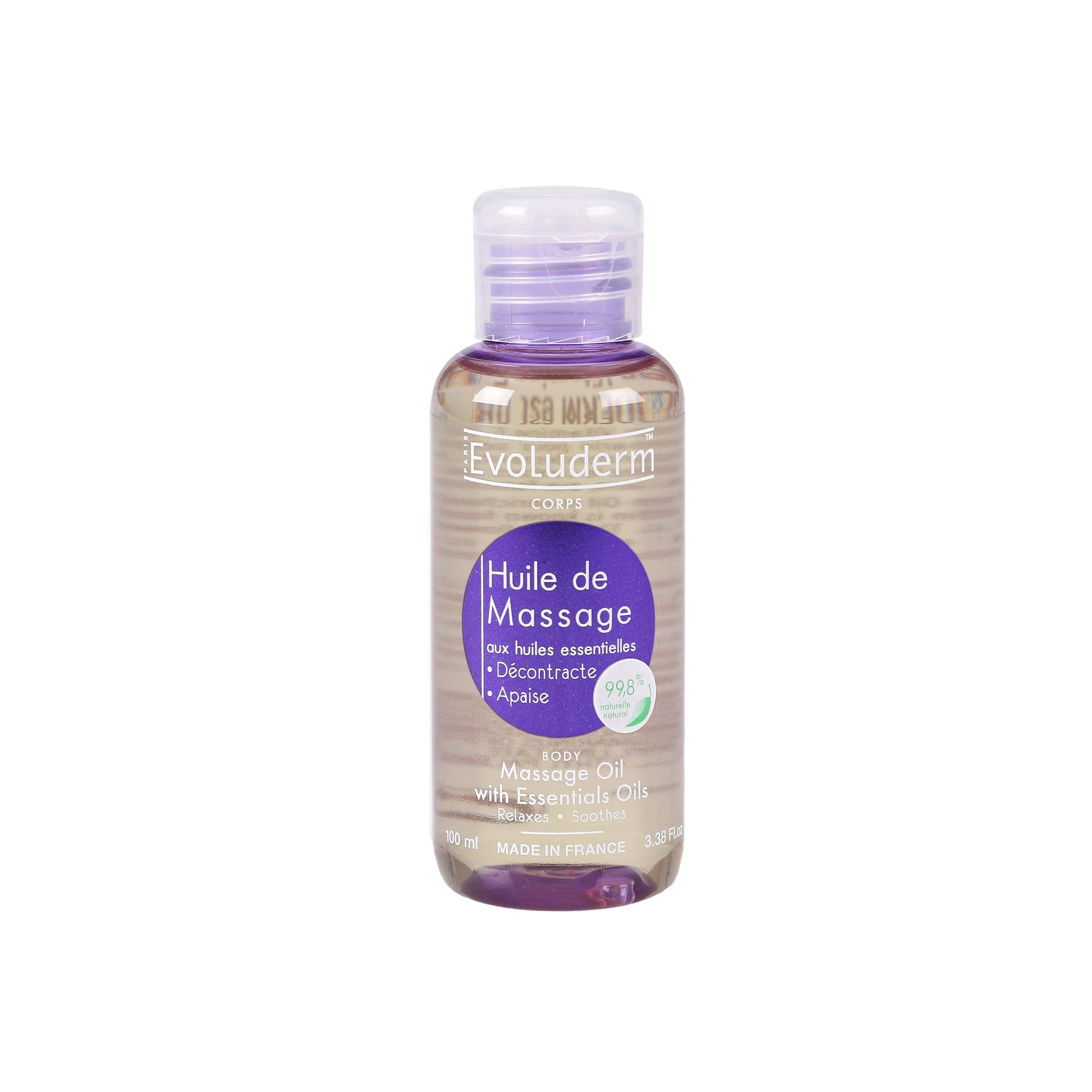 Huile de massage aux huiles essentielles