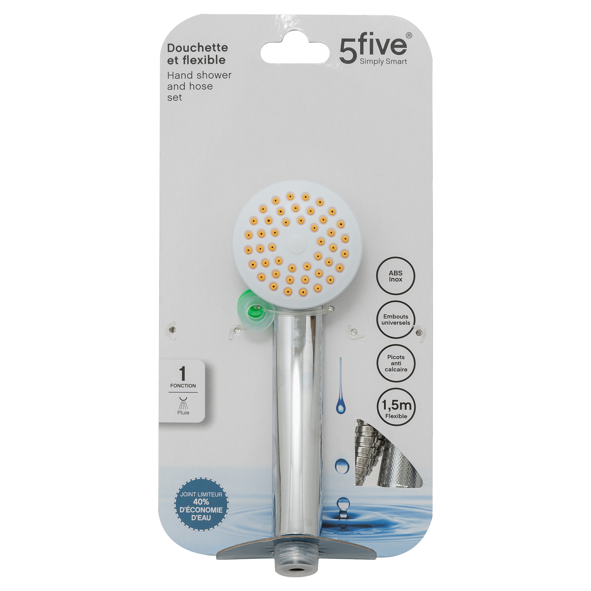 Pommeau douche couleur + flexible