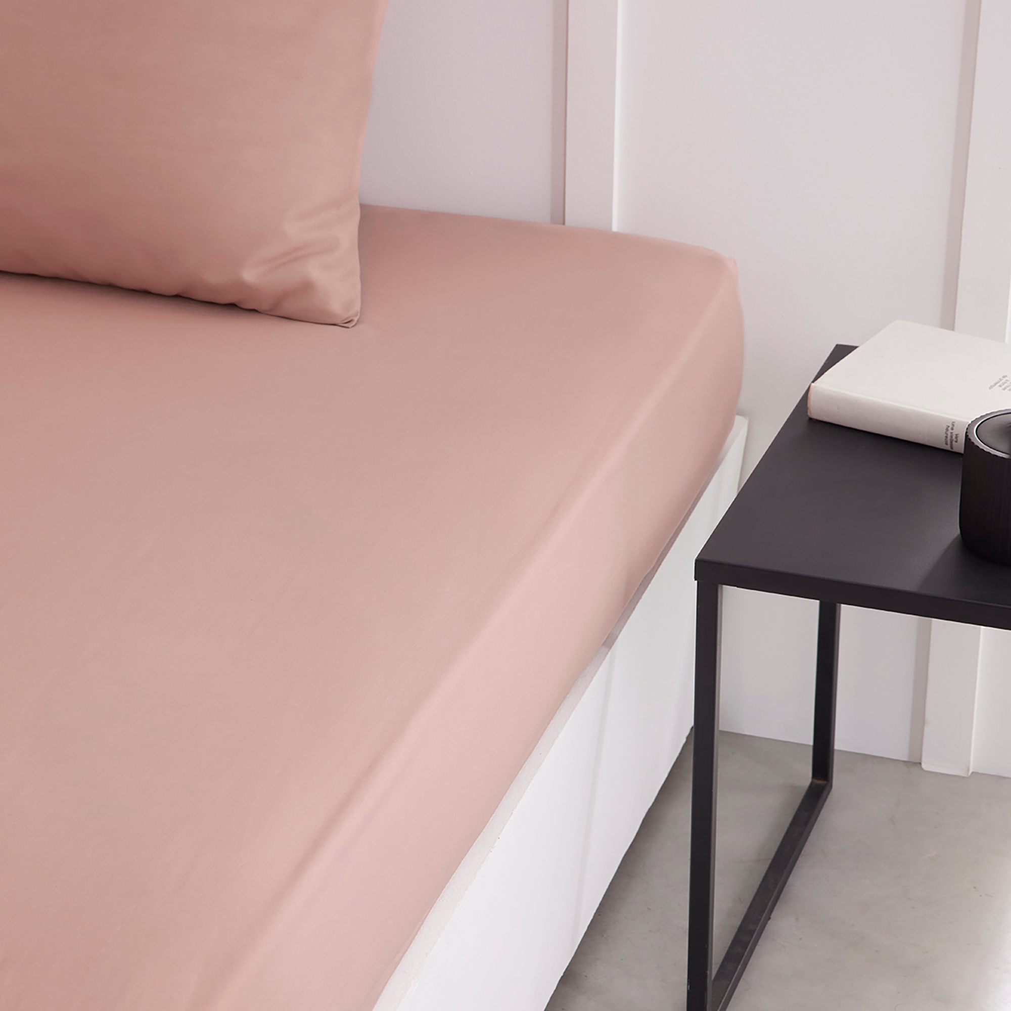 Drap housse tendance 57 fils  - Vert