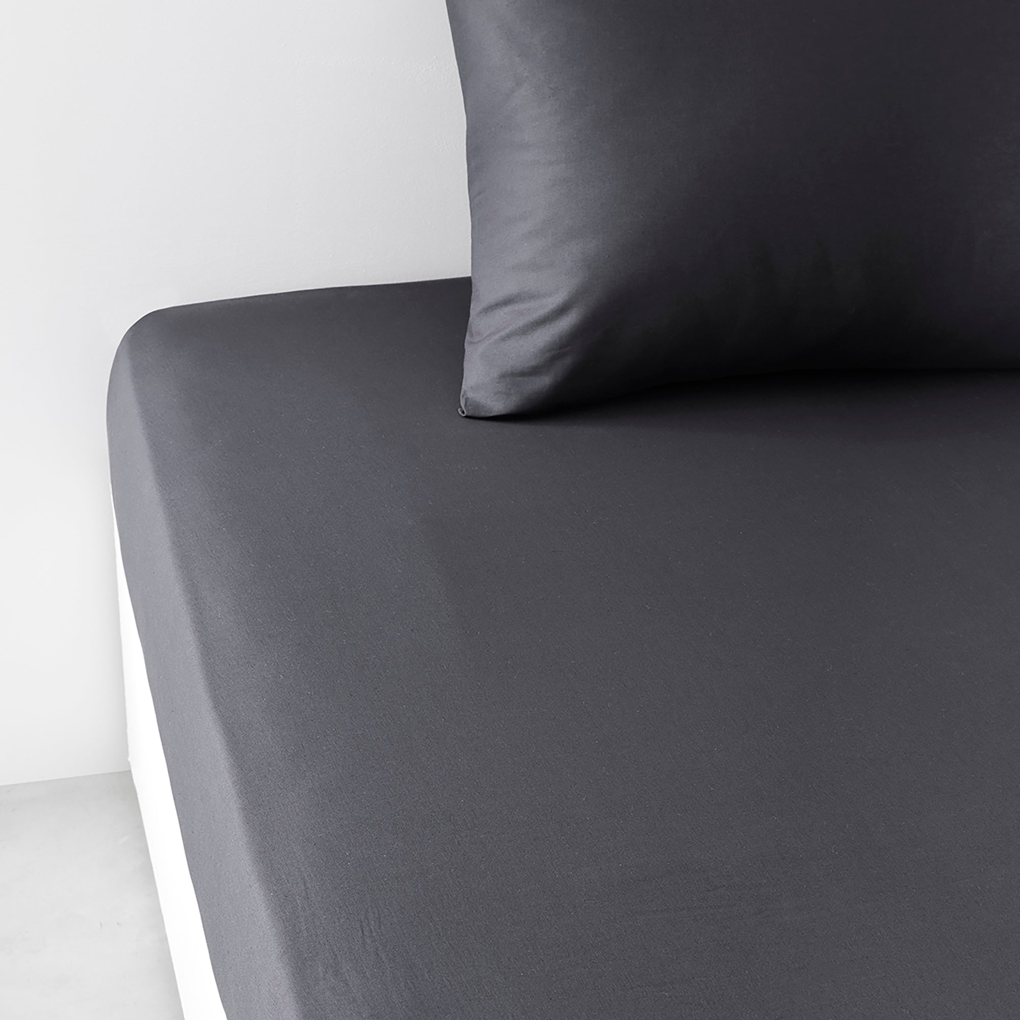 Drap housse tendance 57 fils  - Vert