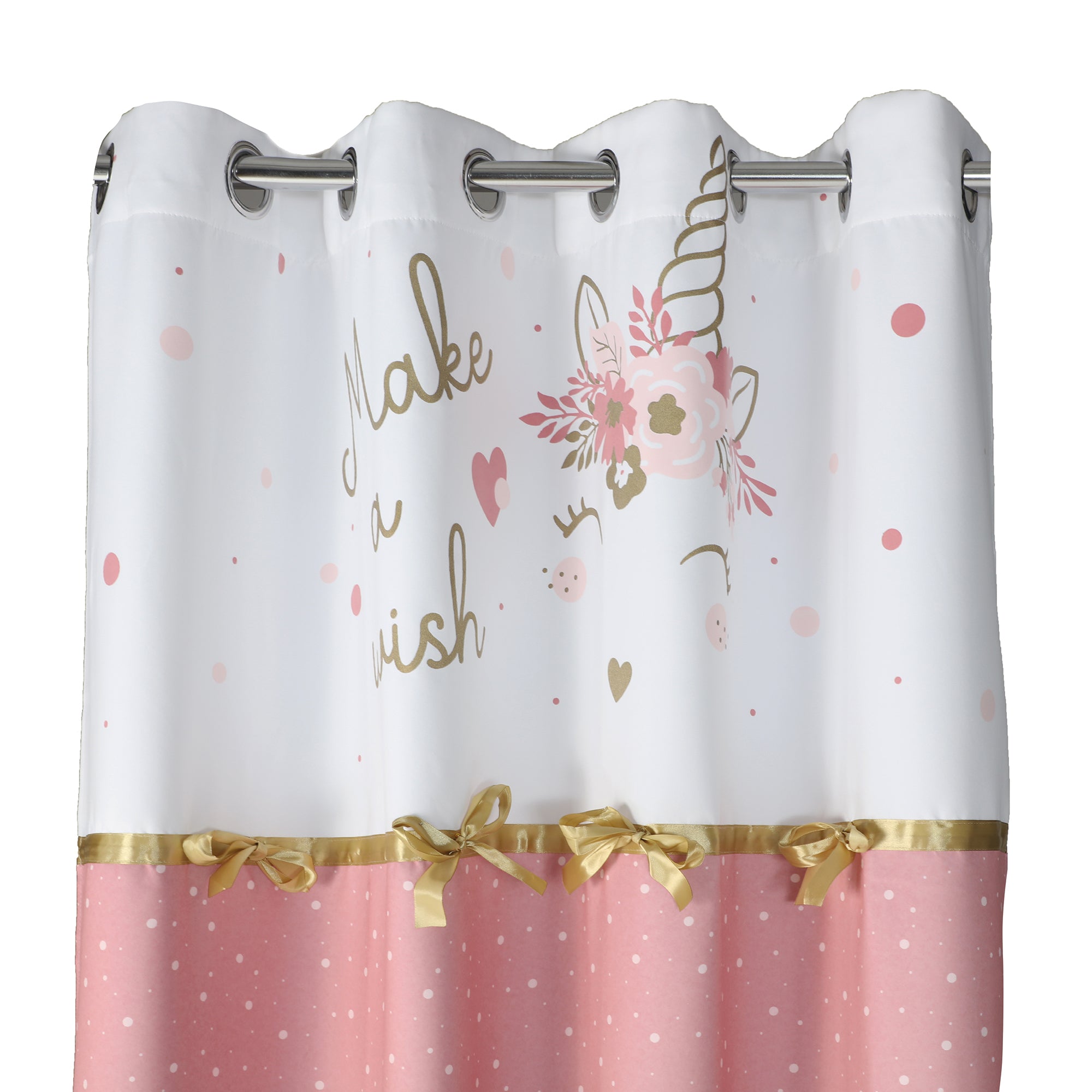 Rideau imprimé Licorne 140x260cm