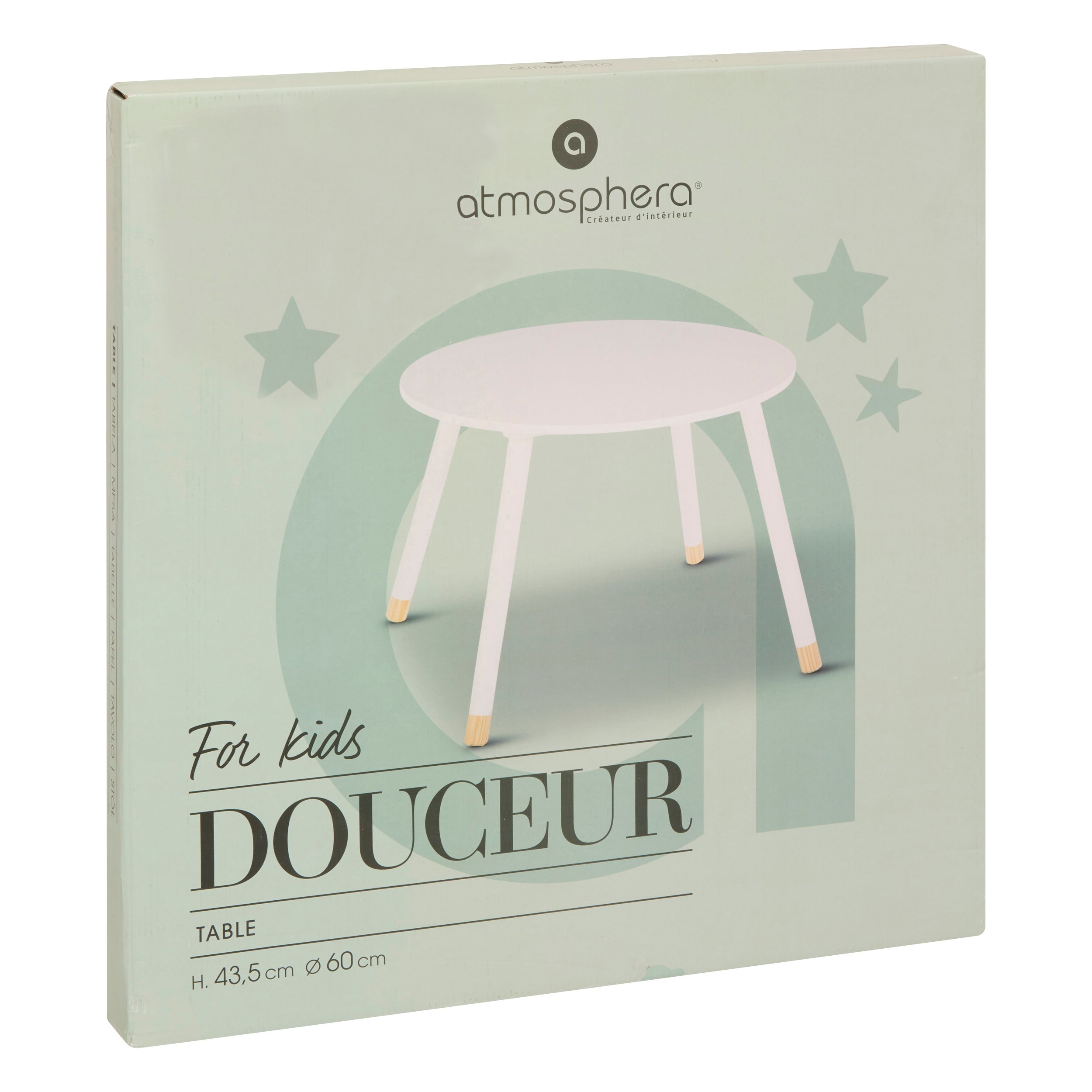 Table enfant ronde blanche