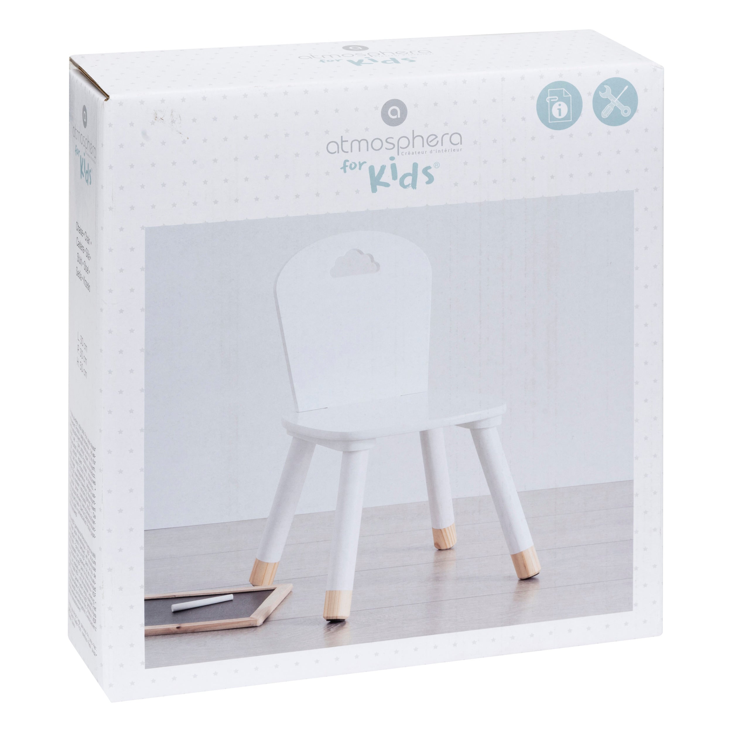 Chaise enfant blanche
