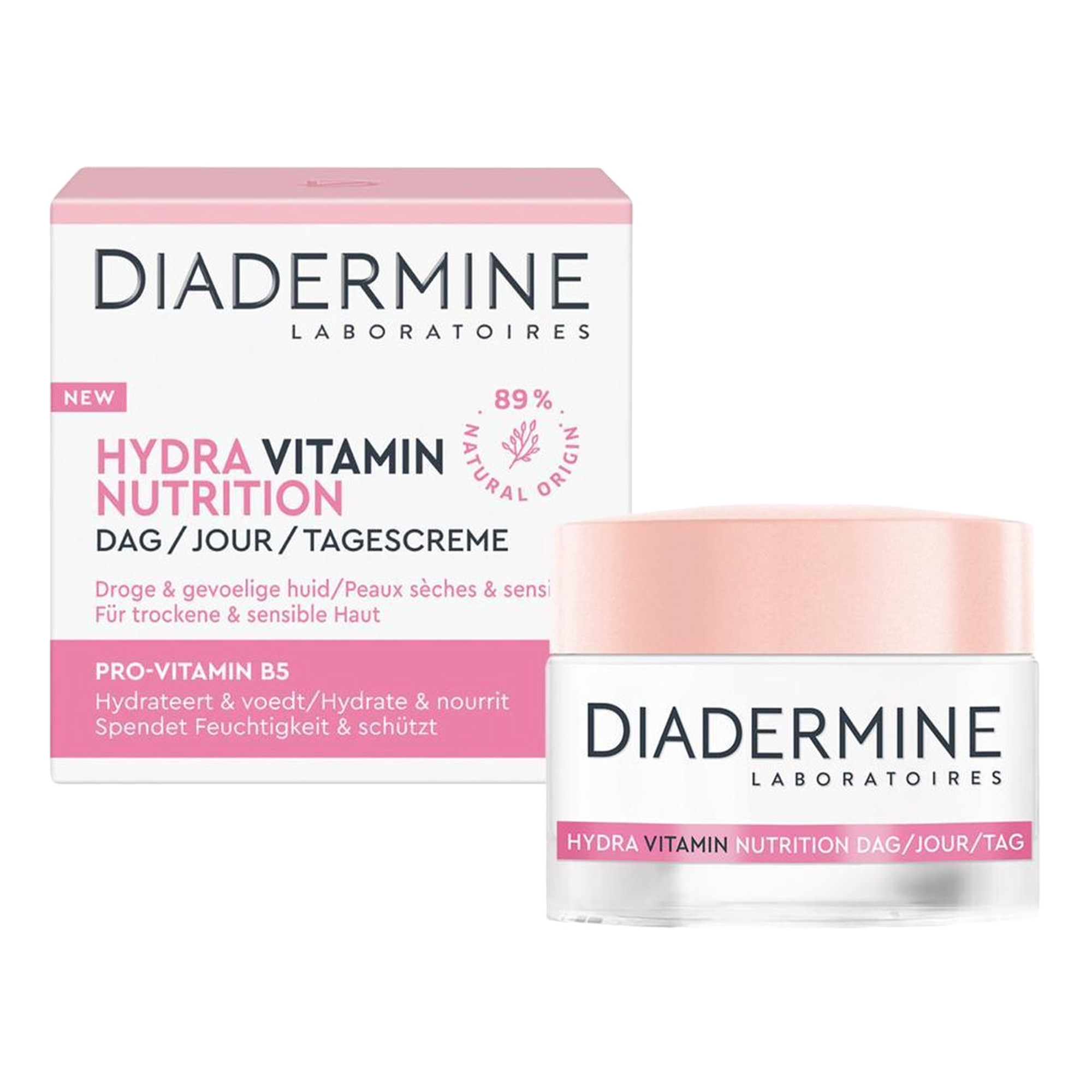 Crème de jour hydra nutrition peaux sèches et sensibles