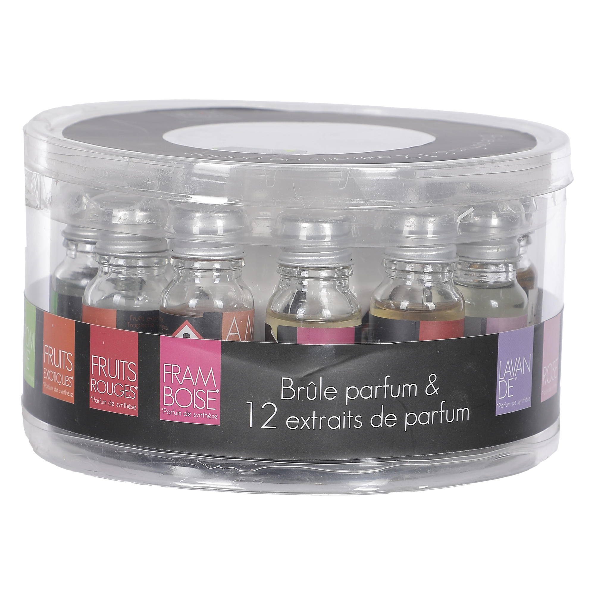 Brûle parfum en céramique + 12 huiles essentielles