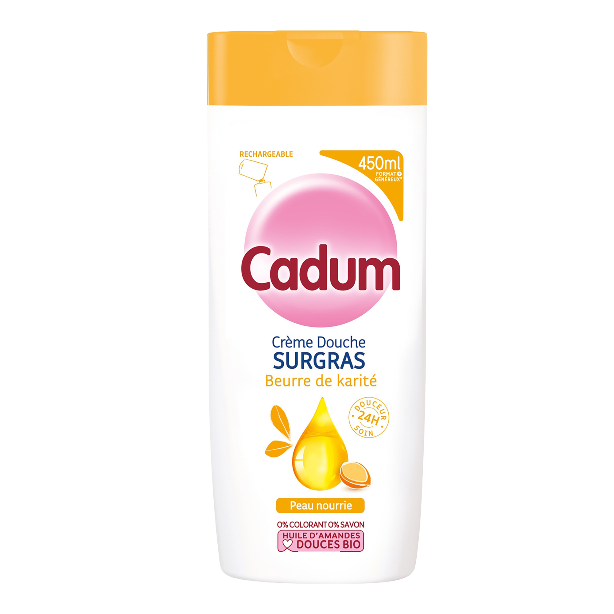 Crème de douche surgras Cadum au beurre de karité
