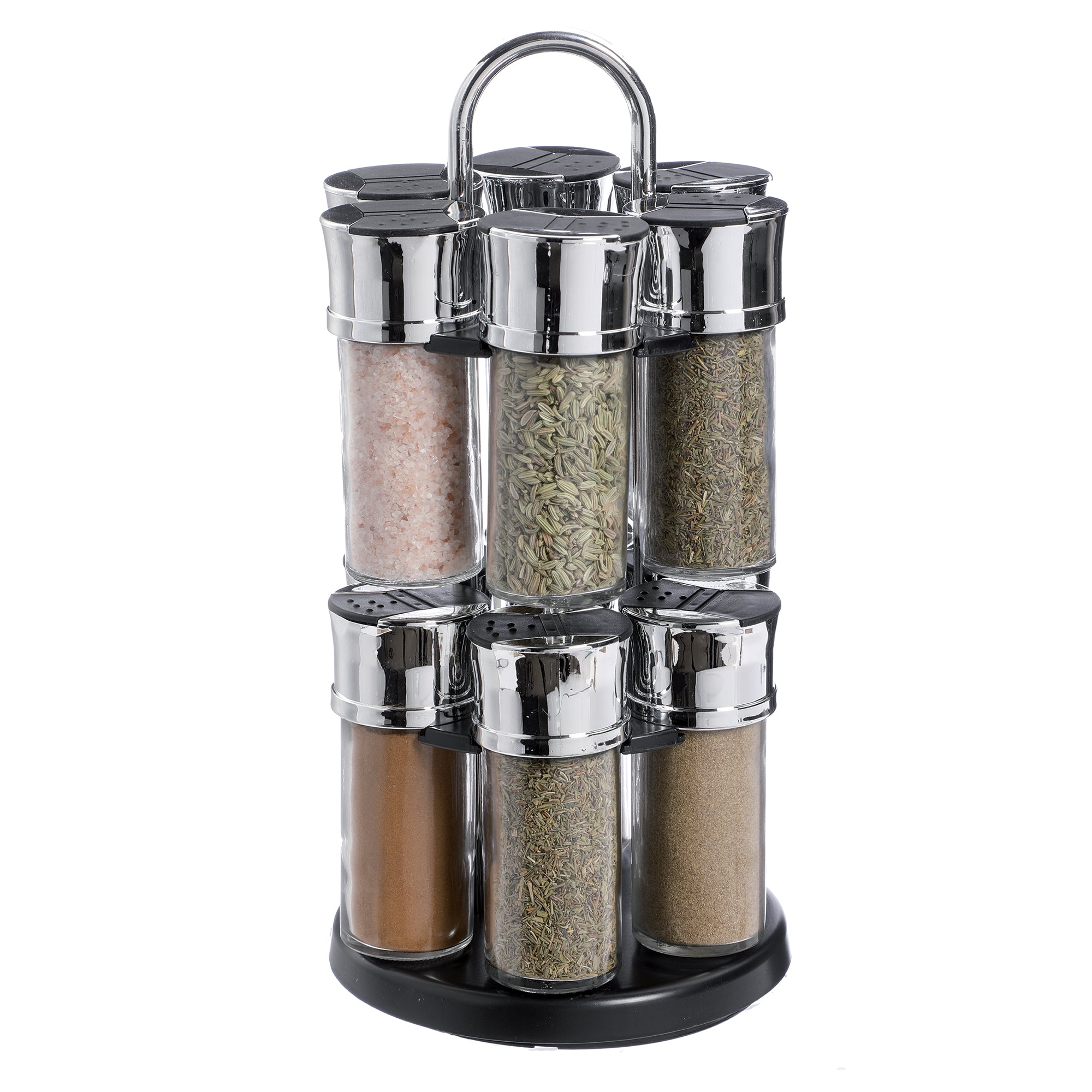 12 pots à épices garnis