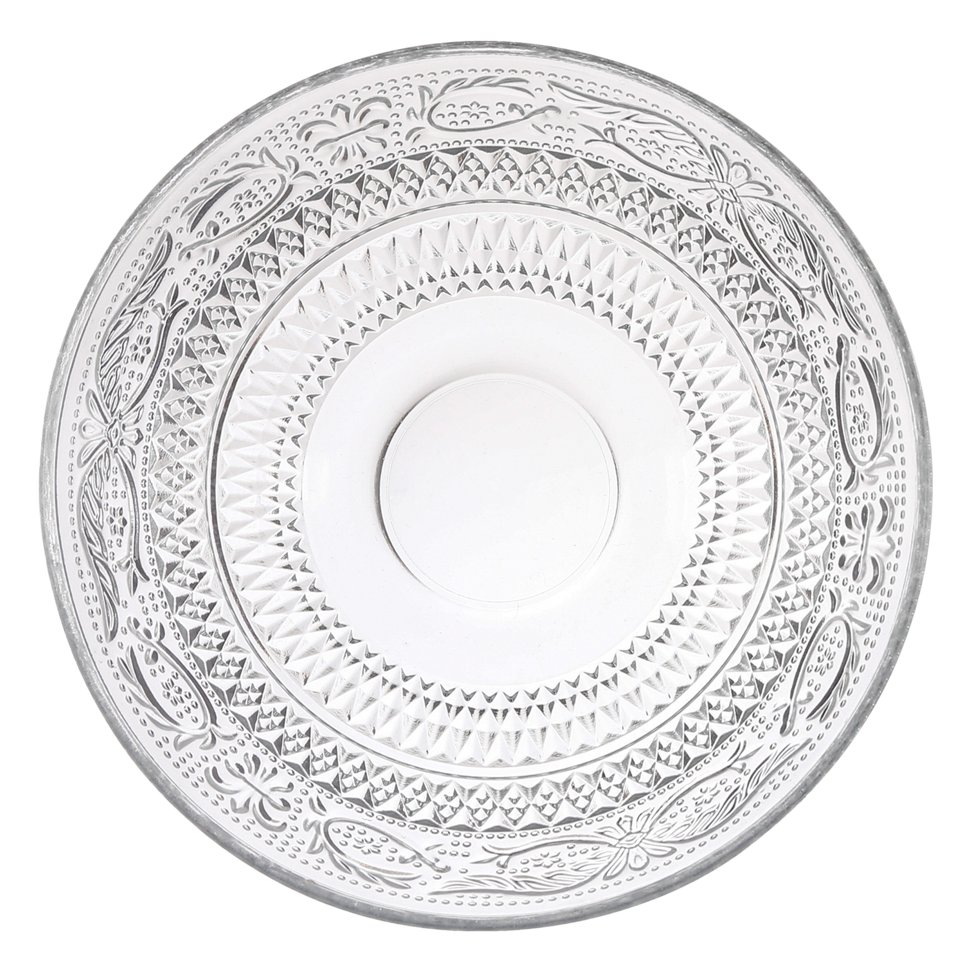 Service de table 18 pièces en verre renaissance