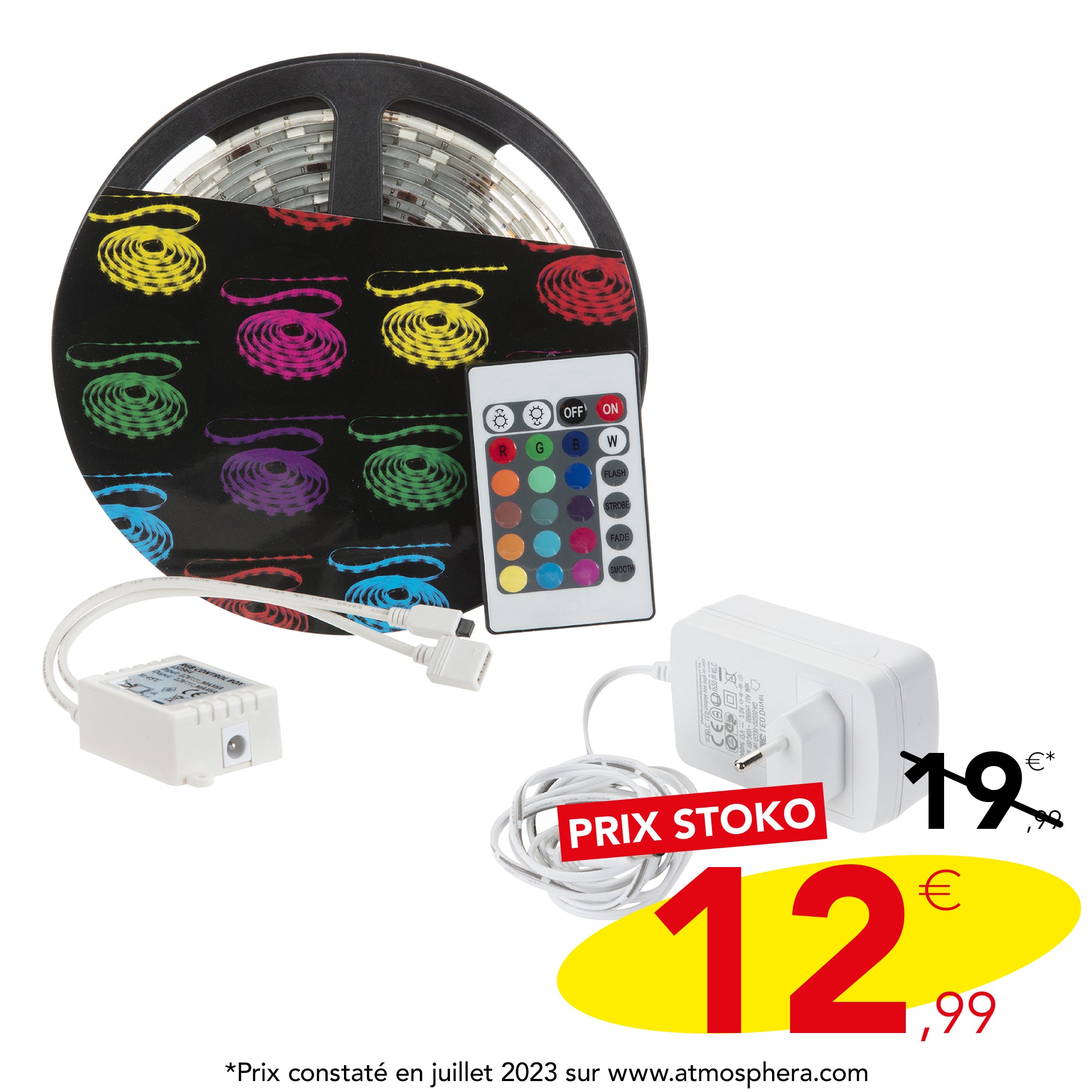 Ruban de 150 Led multicolore de 5m