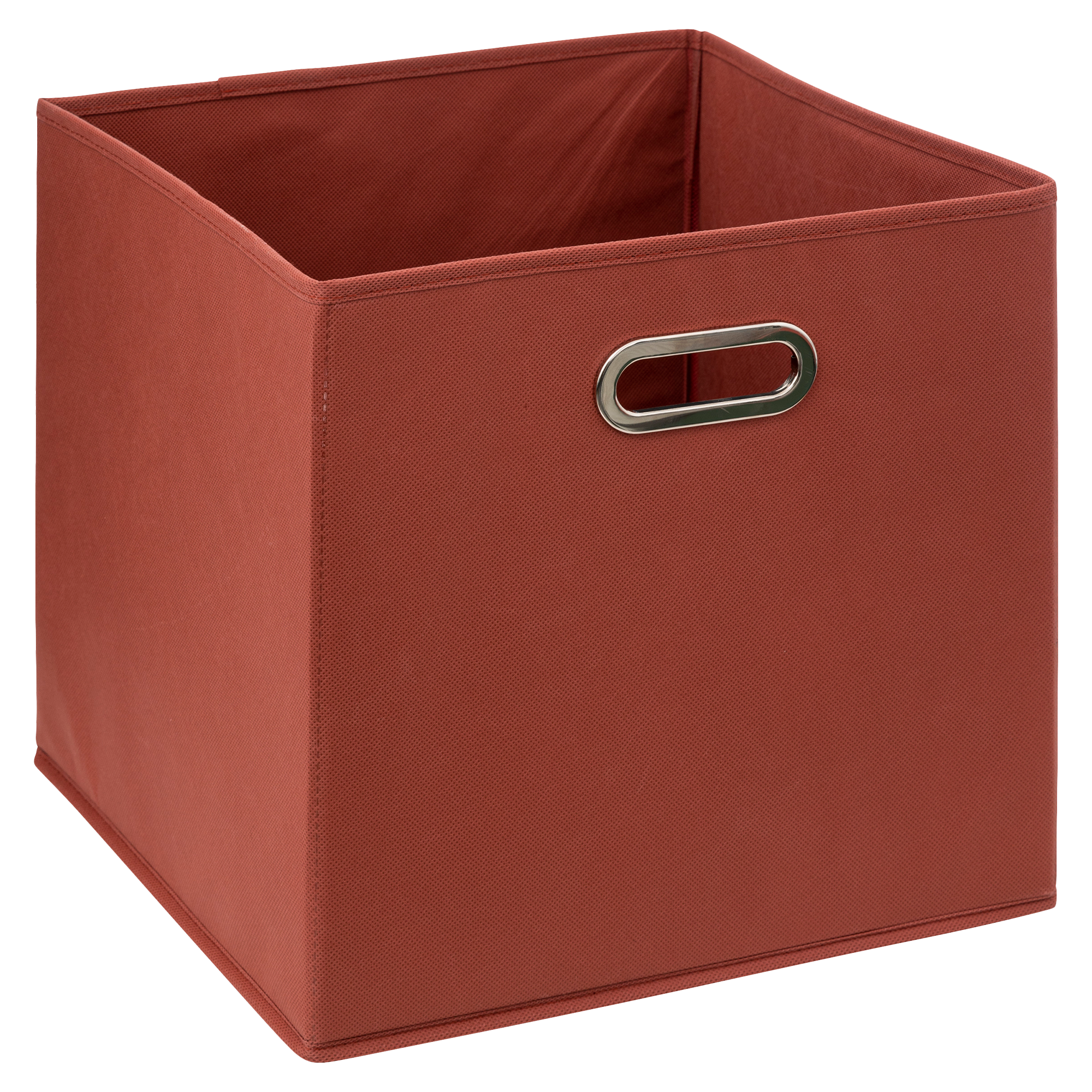 Panier de rangement terre de sienne 31x31cm