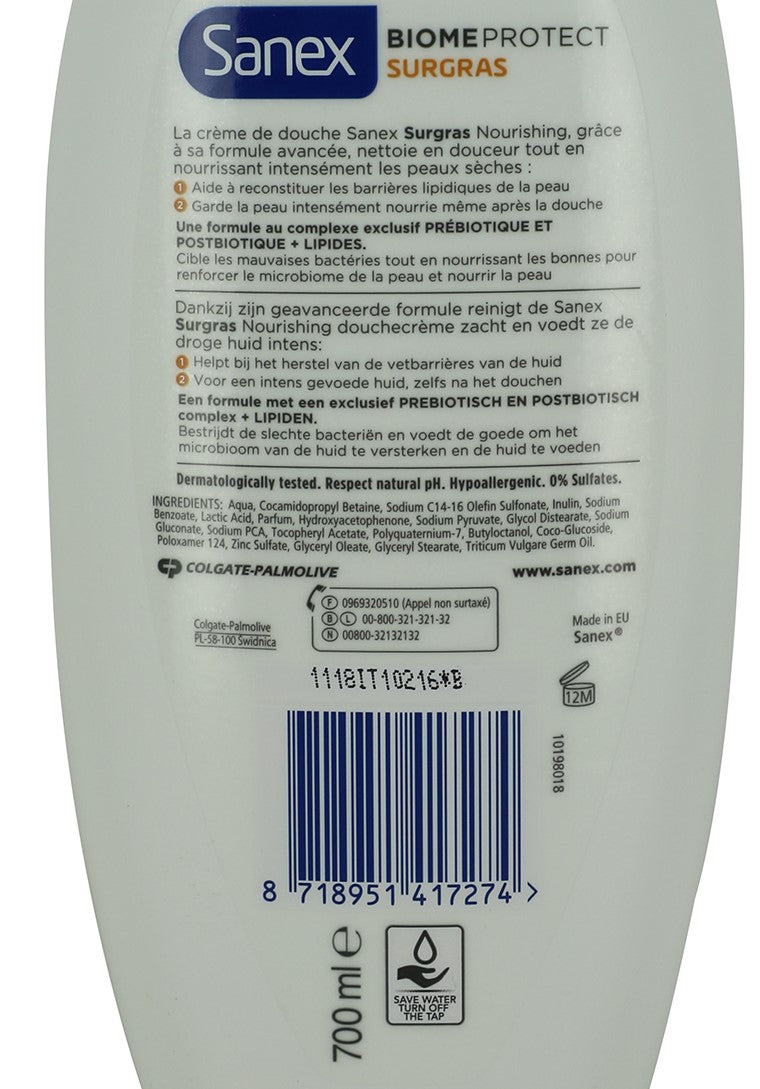 Créme de douche Biomeprotect surgras