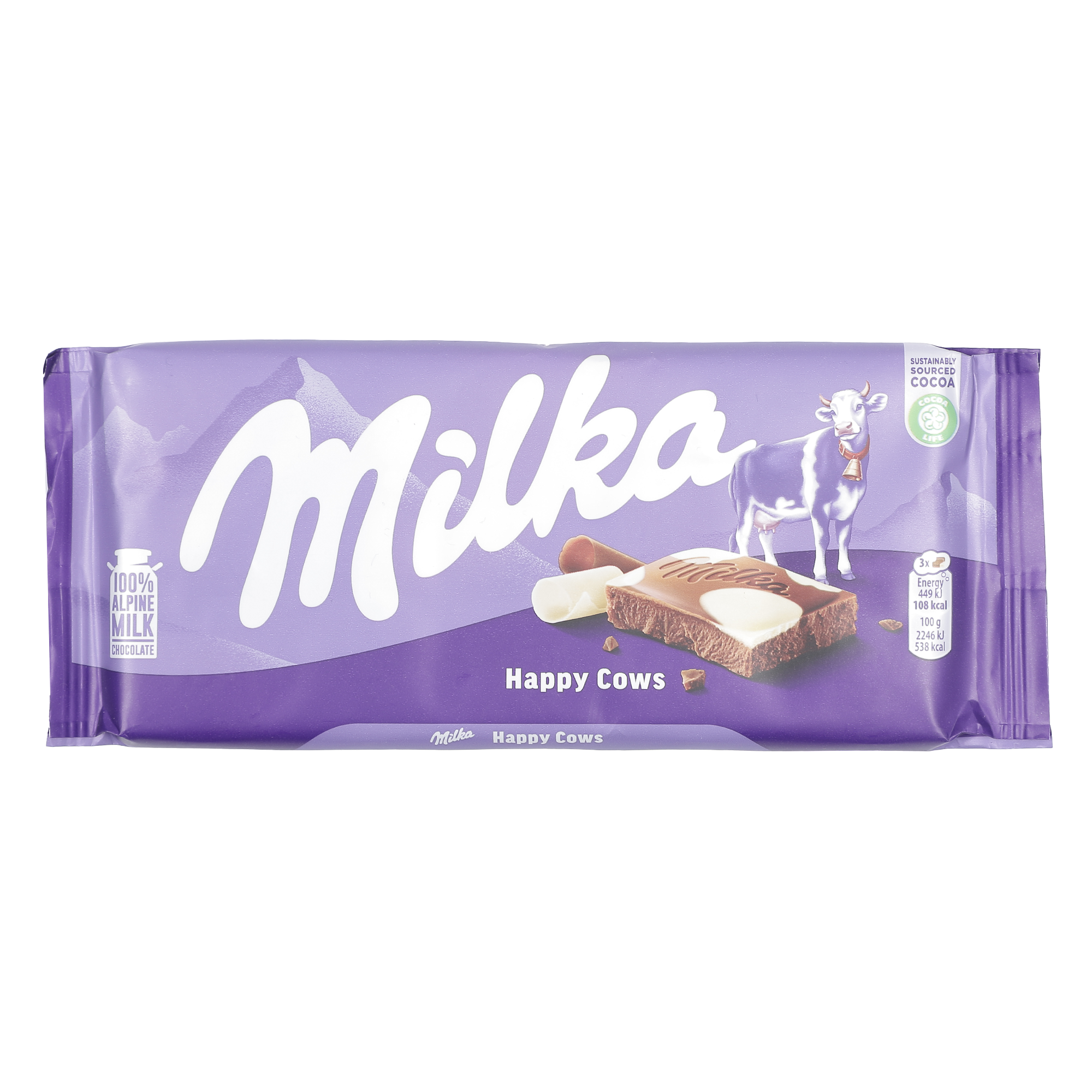 Tablette chocolat happy cows