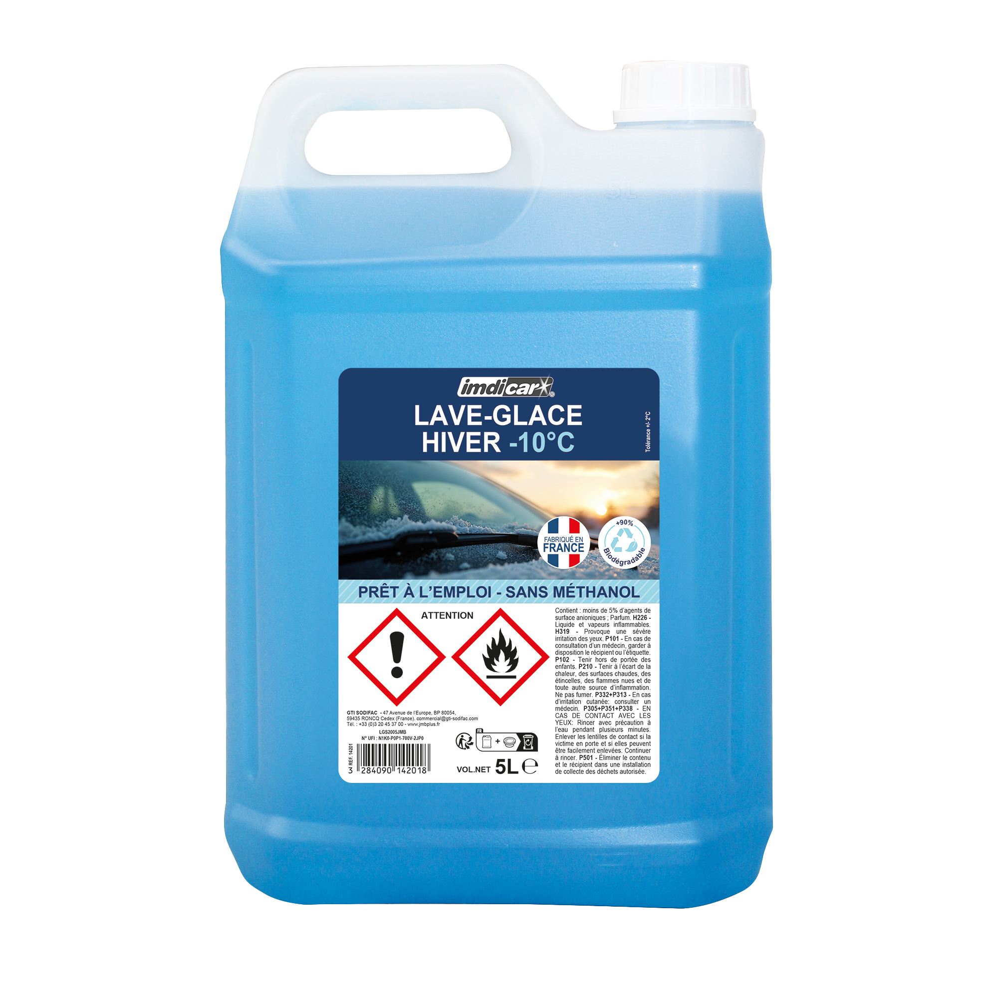 Lave glace hiver -10° 5L