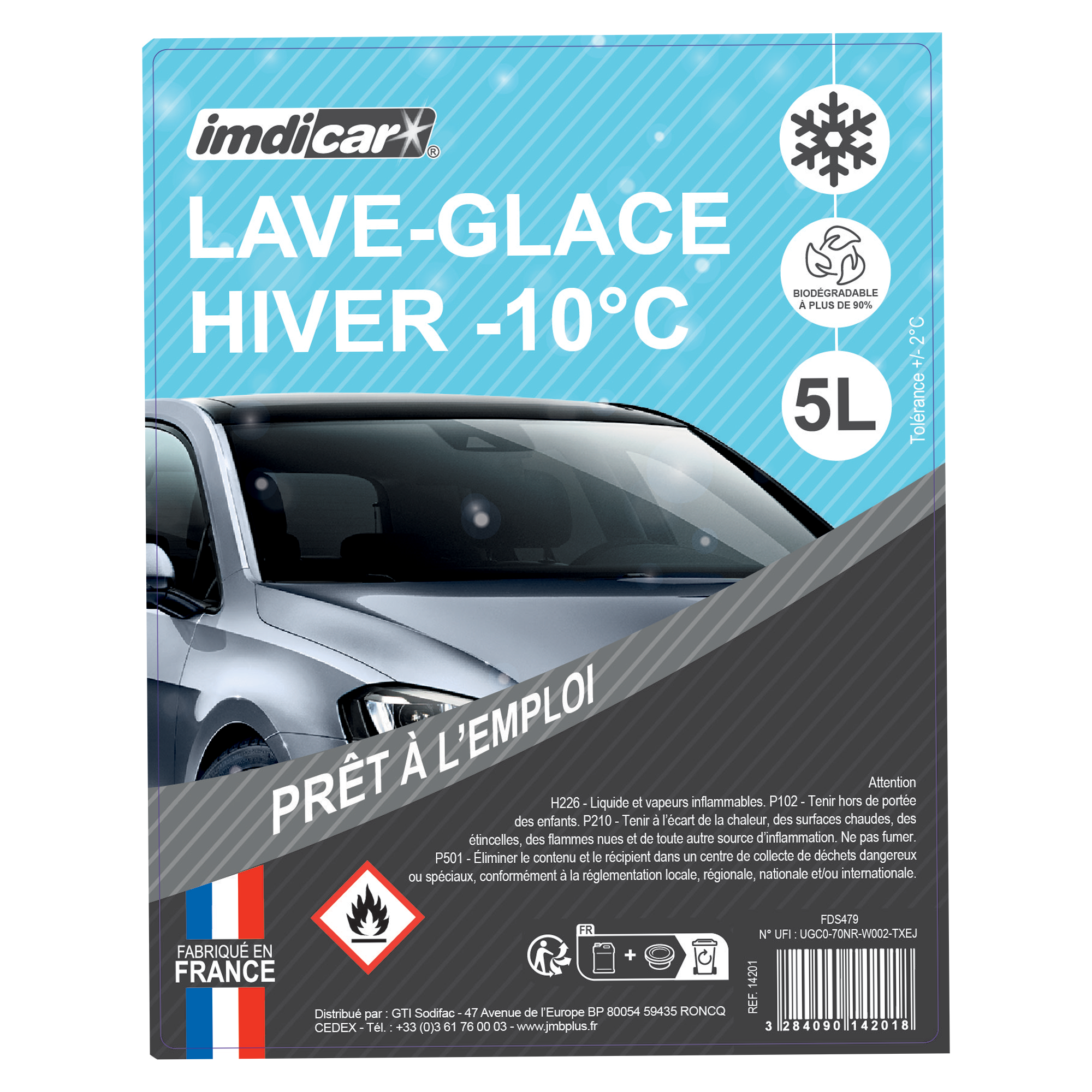 Lave glace hiver -10° 5L