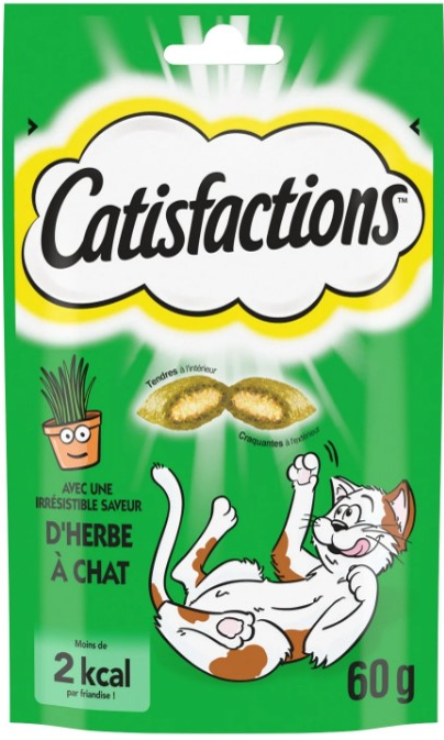 Friandises pour chat à l'herbe à chat