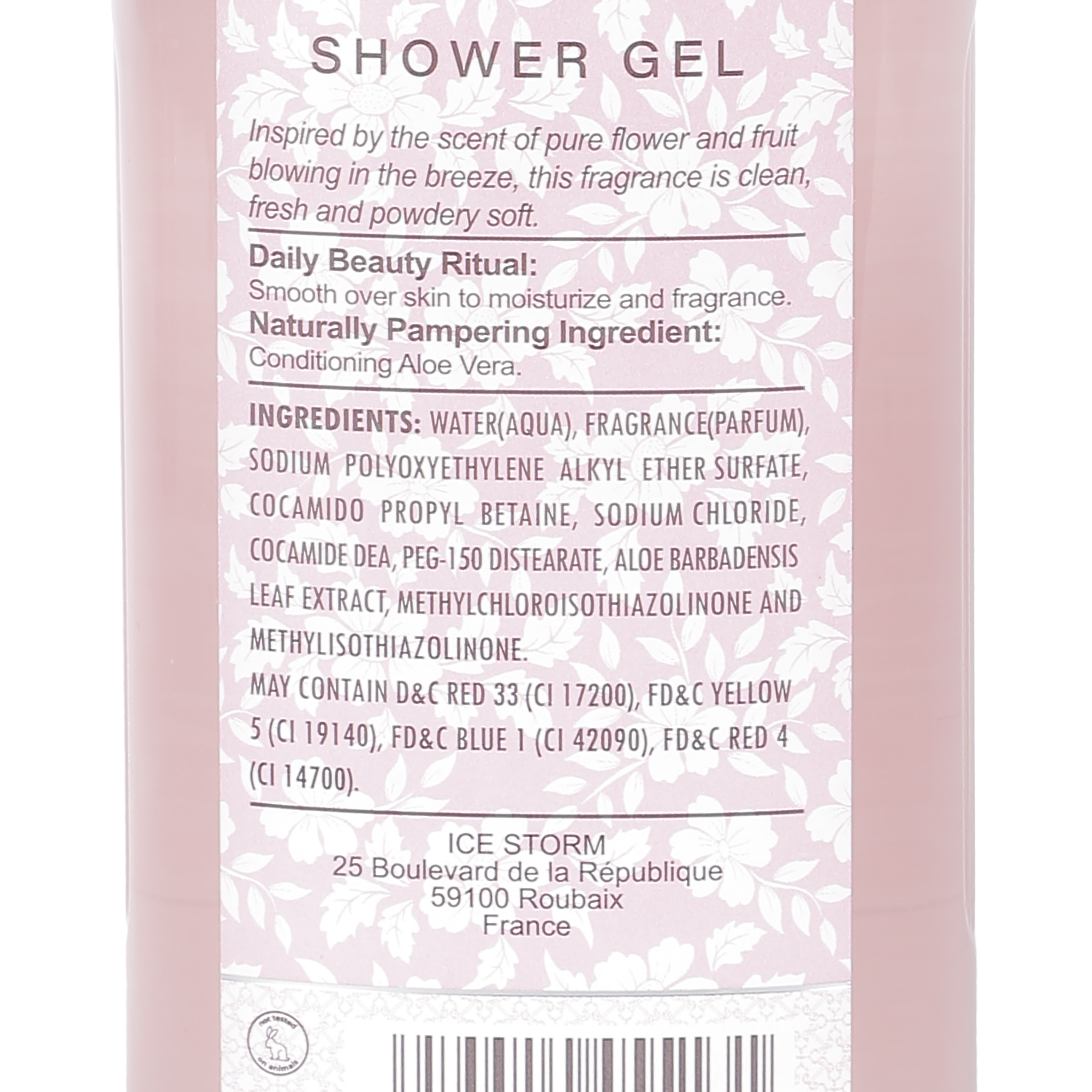 Gel douche Yara rose