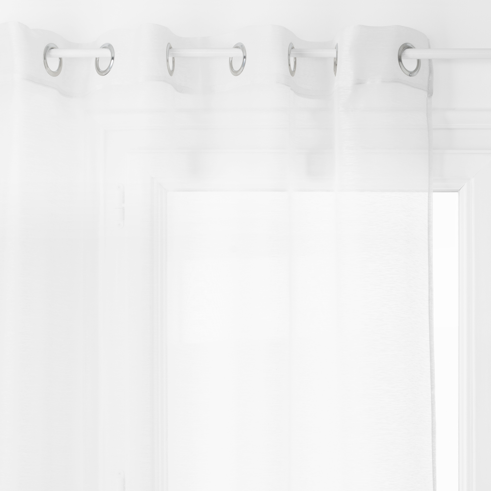 Voilage moly blanc 135x240 cm