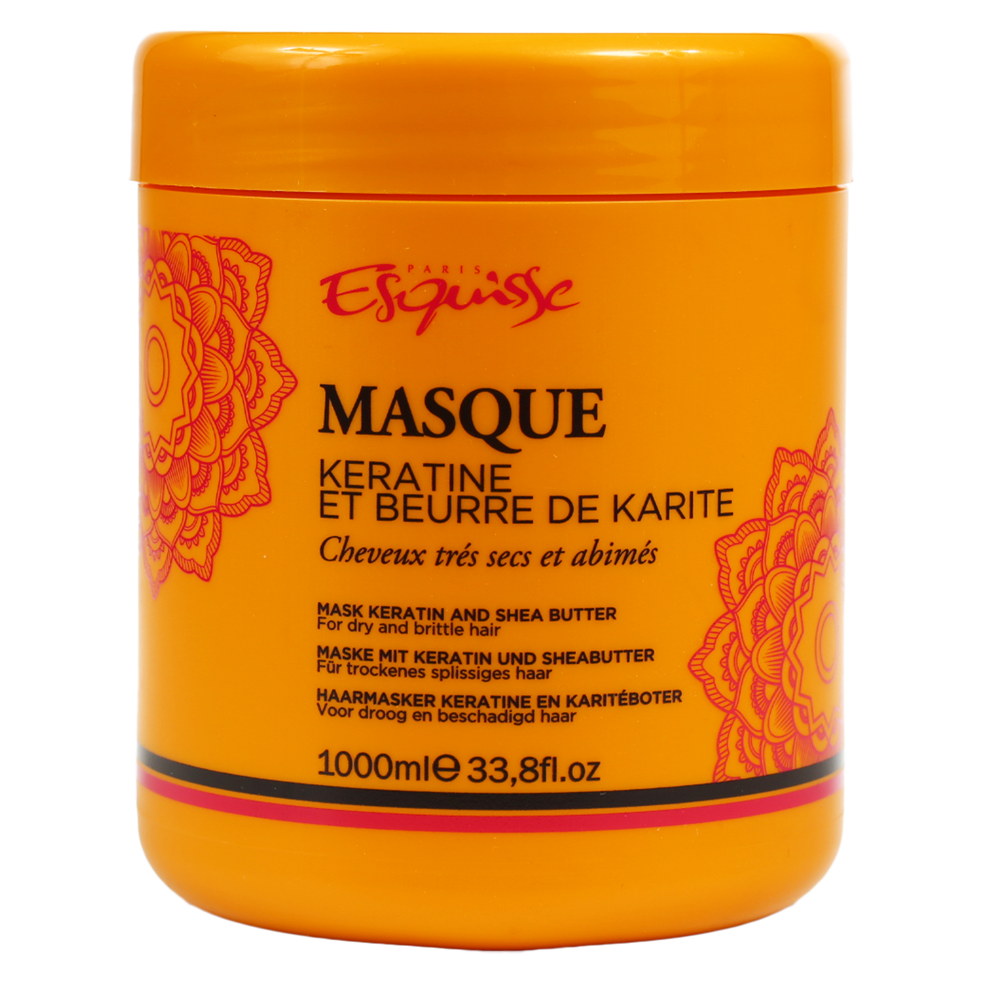 Masque capillaire kératine et beurre de karité