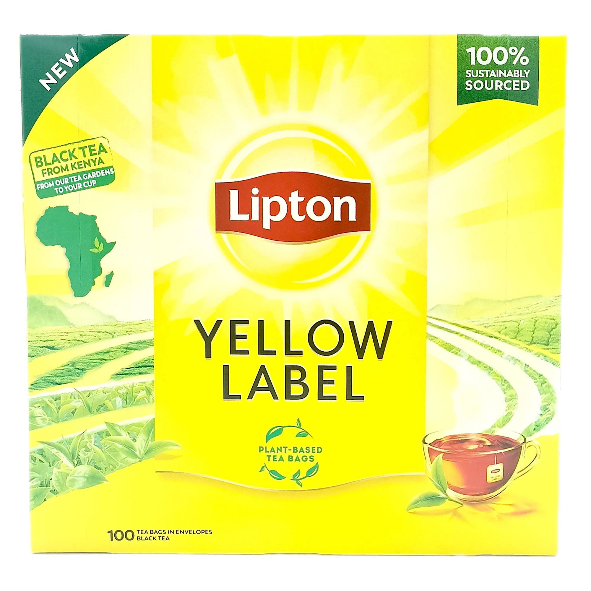 100 sachets de Thé Yellow label