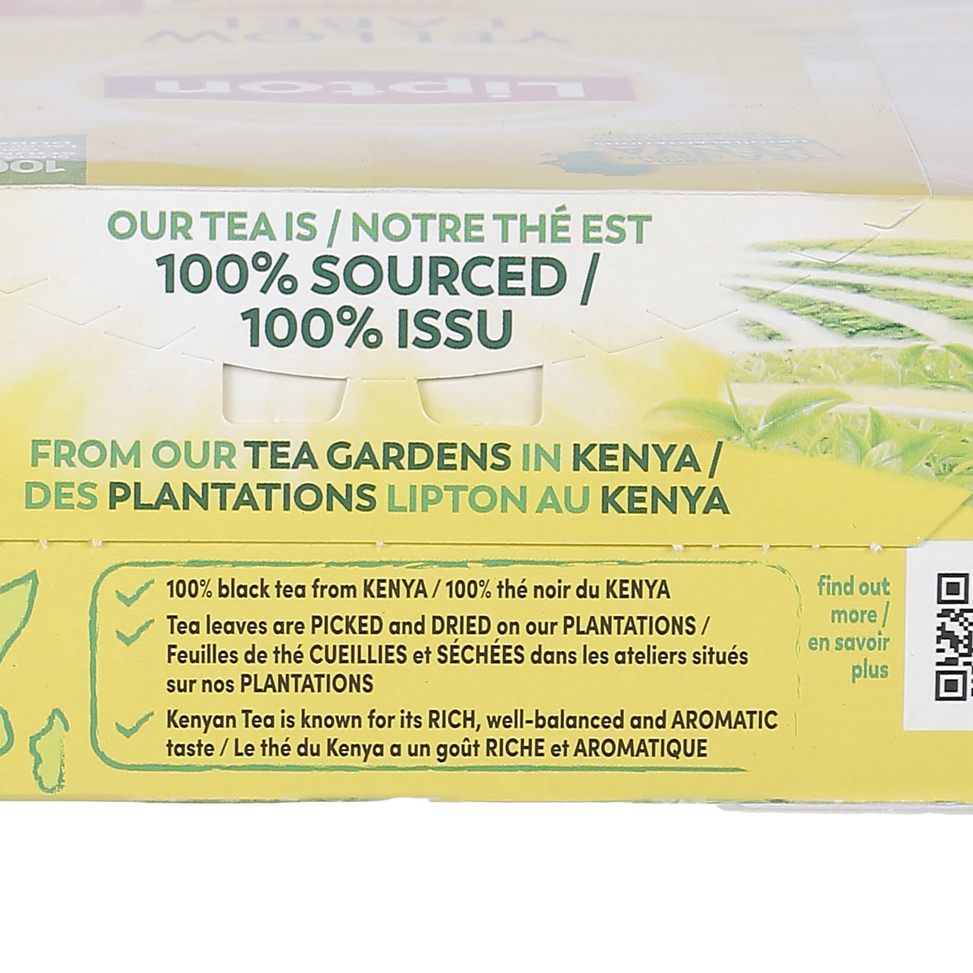 100 sachets de Thé Yellow label
