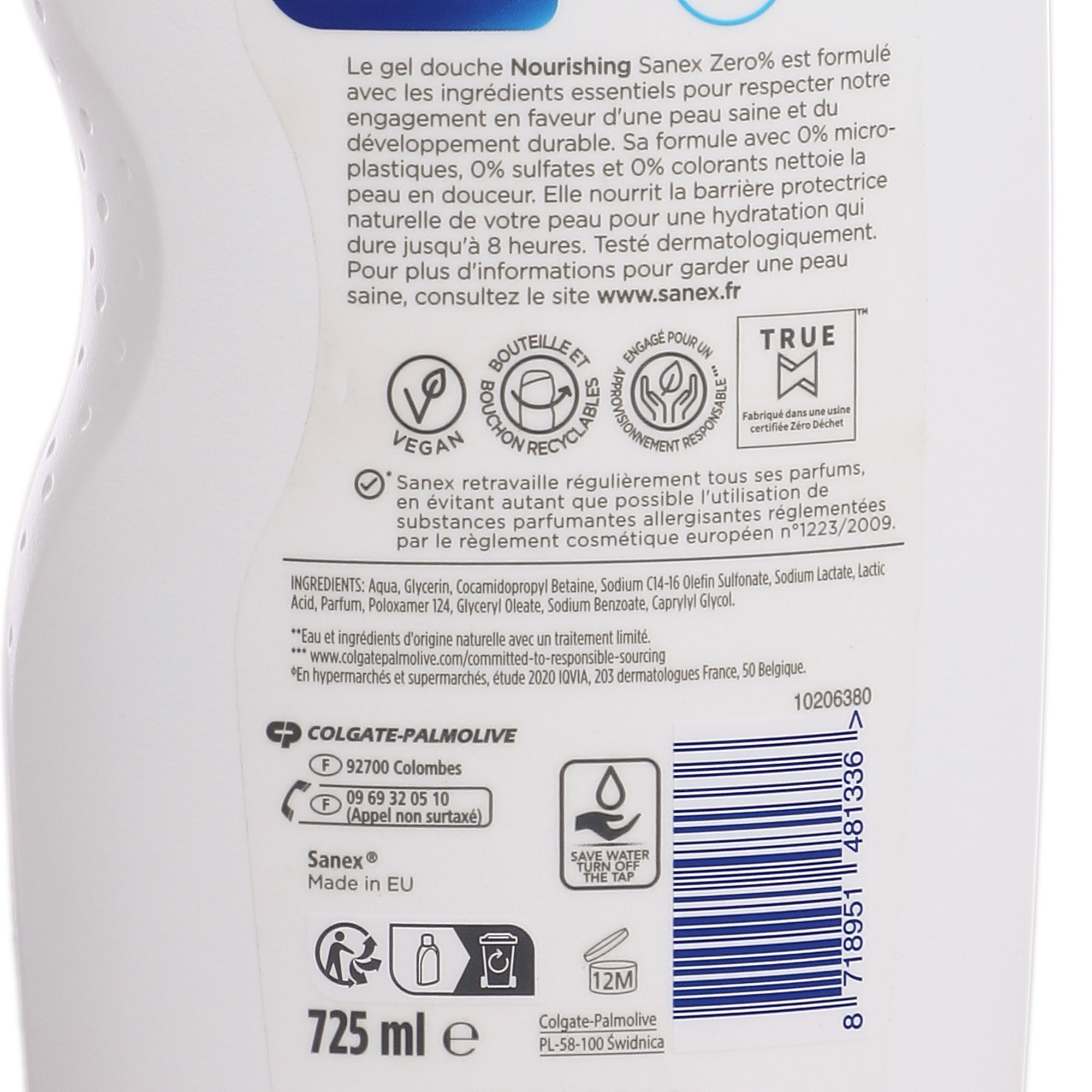 Gel douche essential 0%