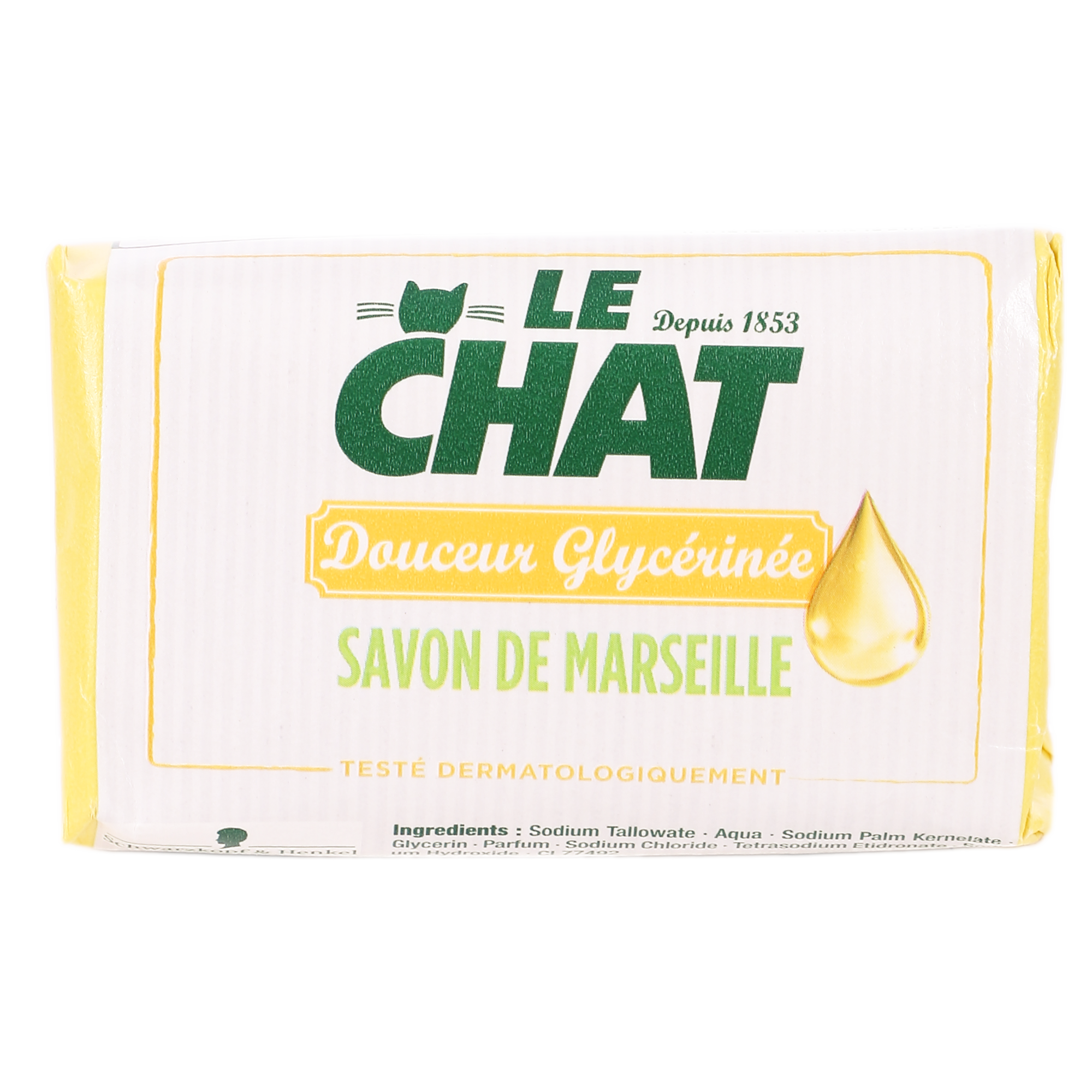 6 savons de Marseille douceur glycérinée