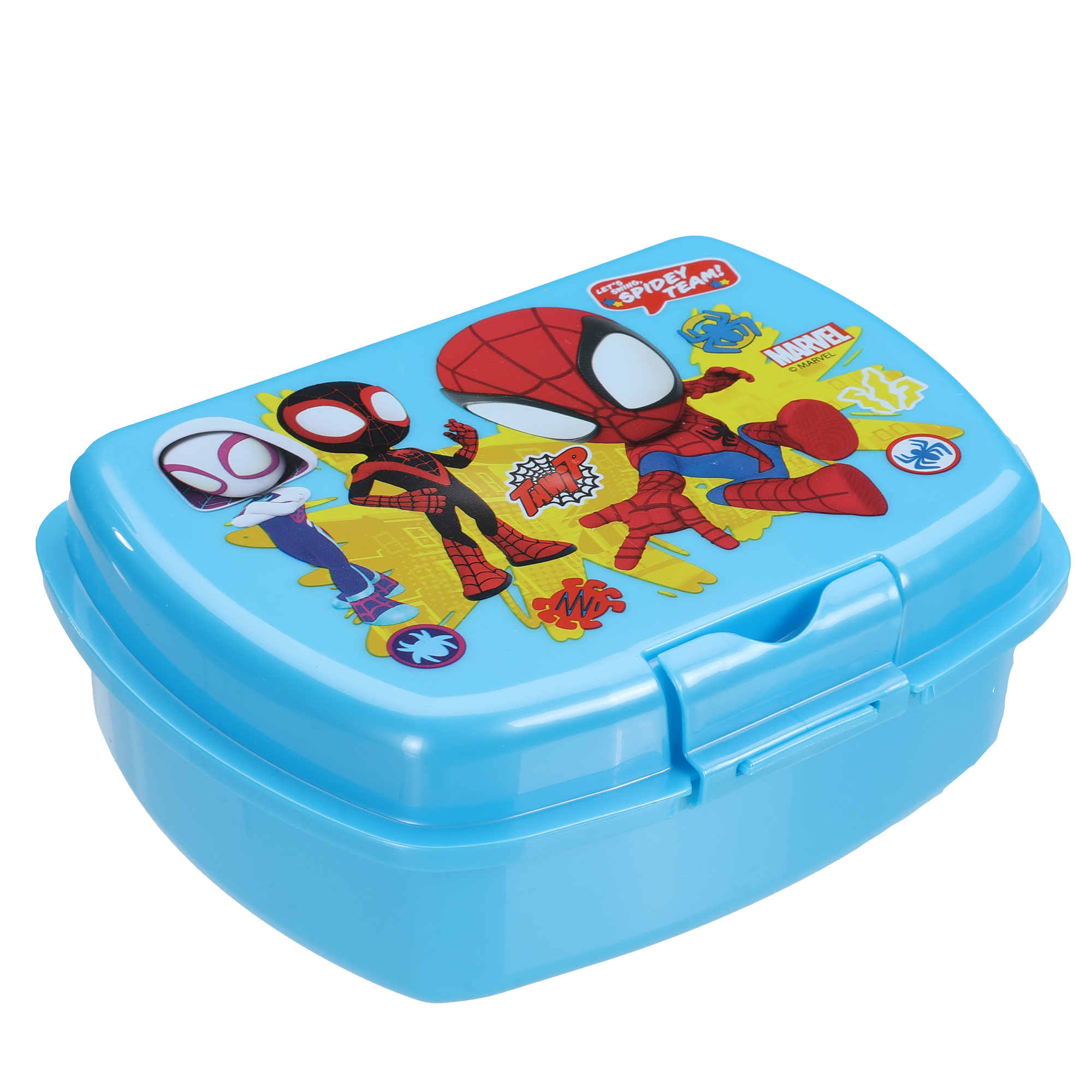Lunch box en plastique Spiderman et ses amis