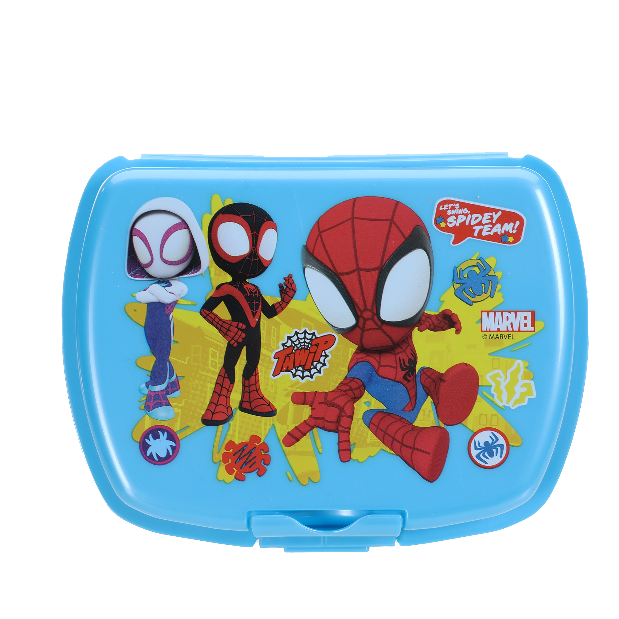 Lunch box en plastique Spiderman et ses amis
