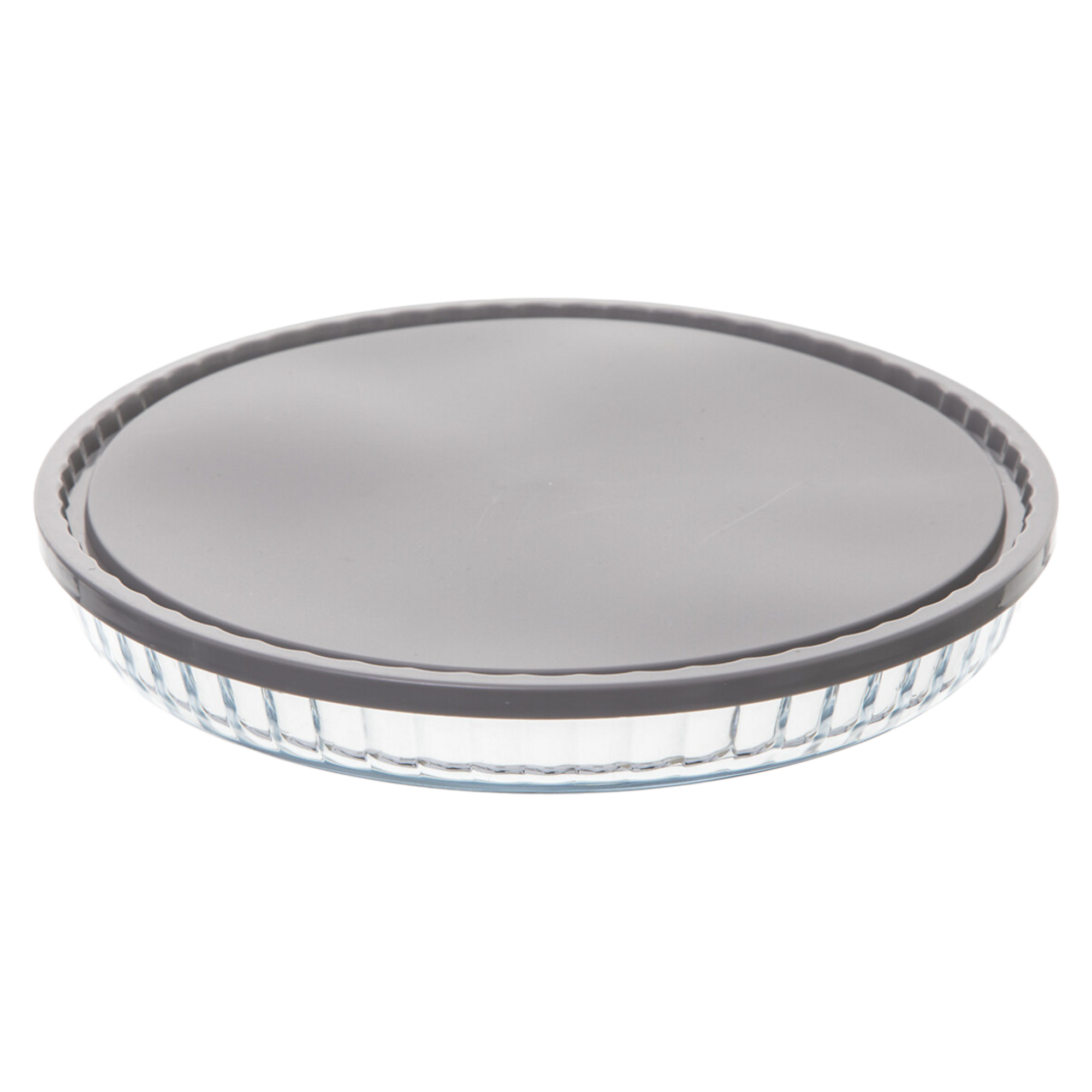 Plat à tarte en verre