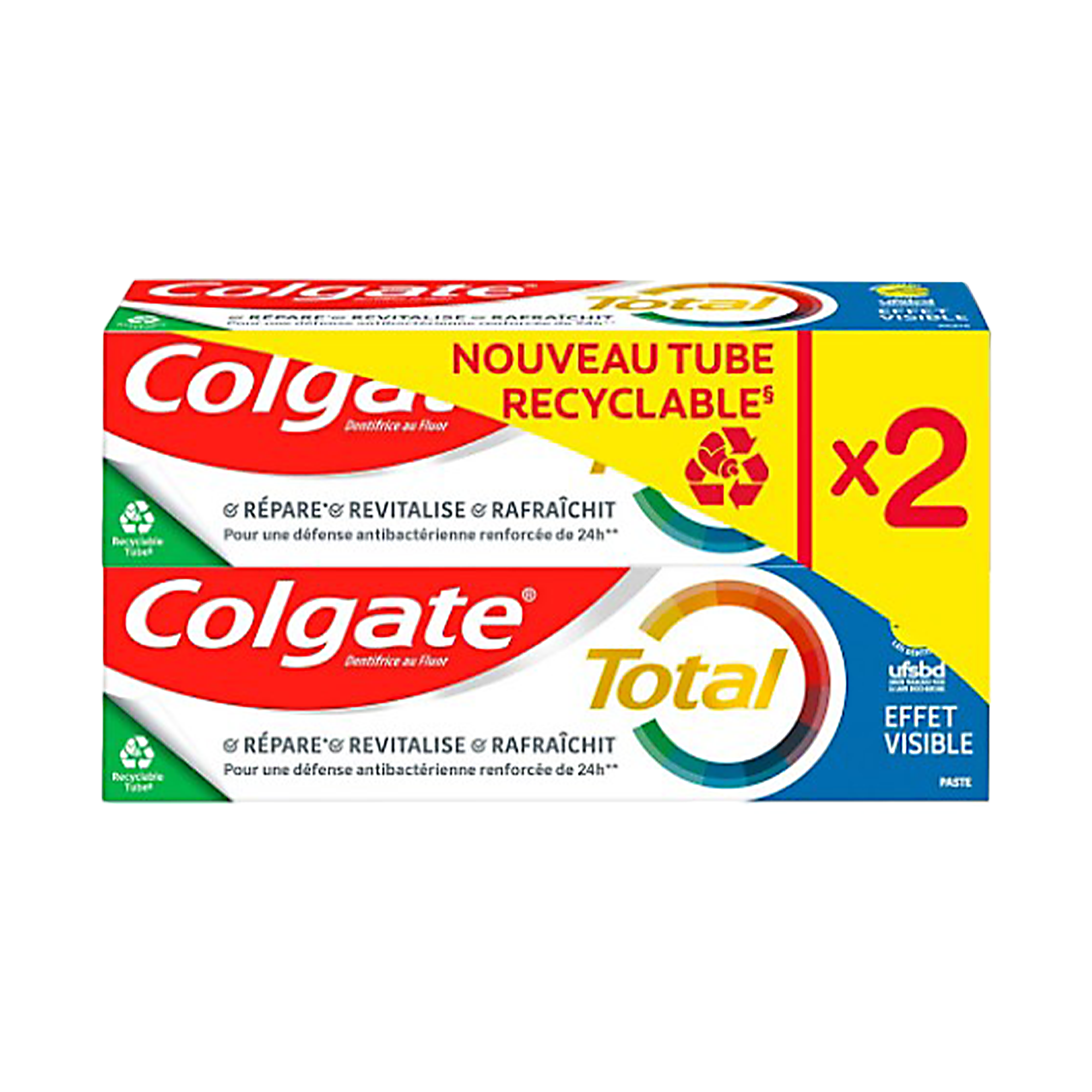Lot de 2 dentifrices Total Repare