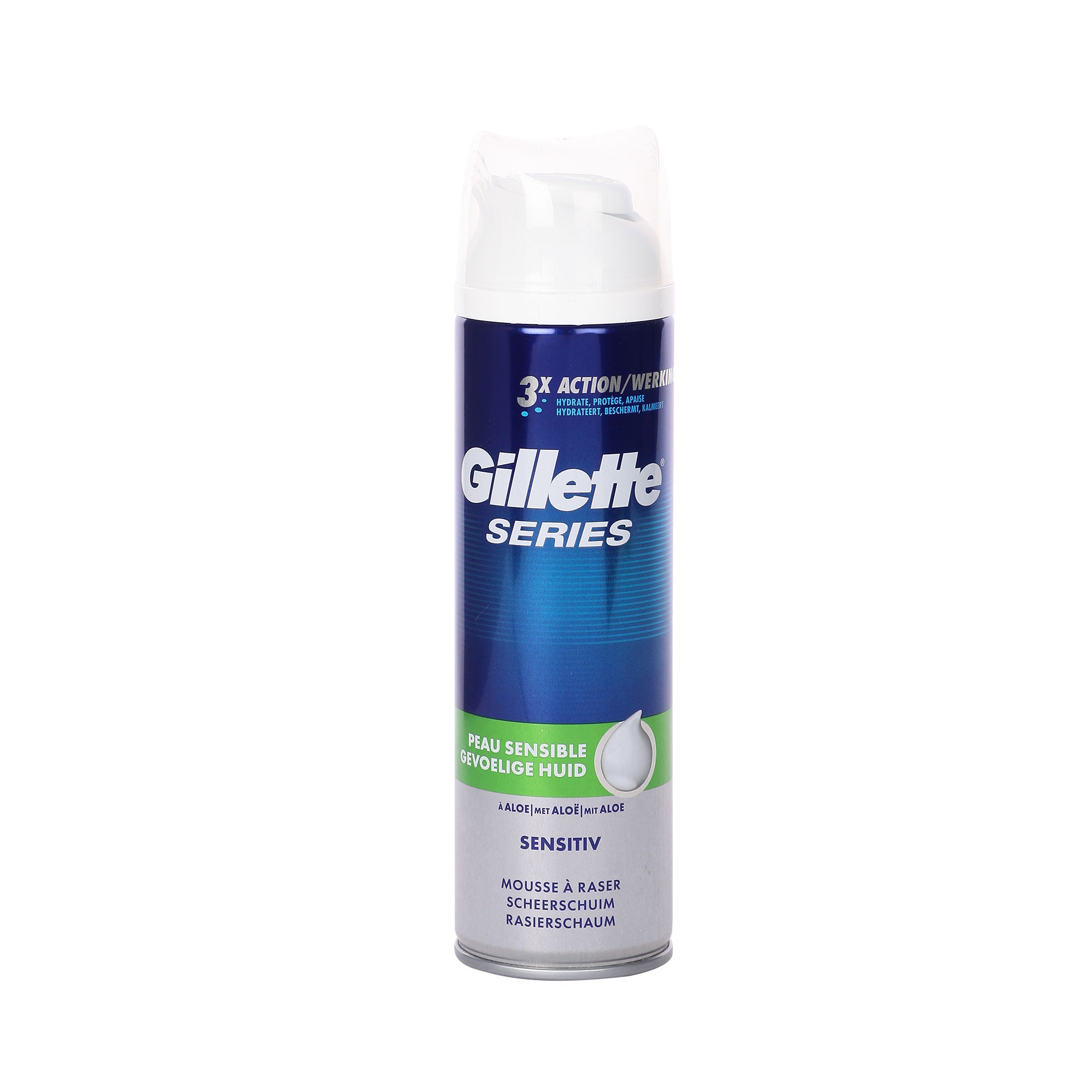 Mousse à raser protection peau sensible