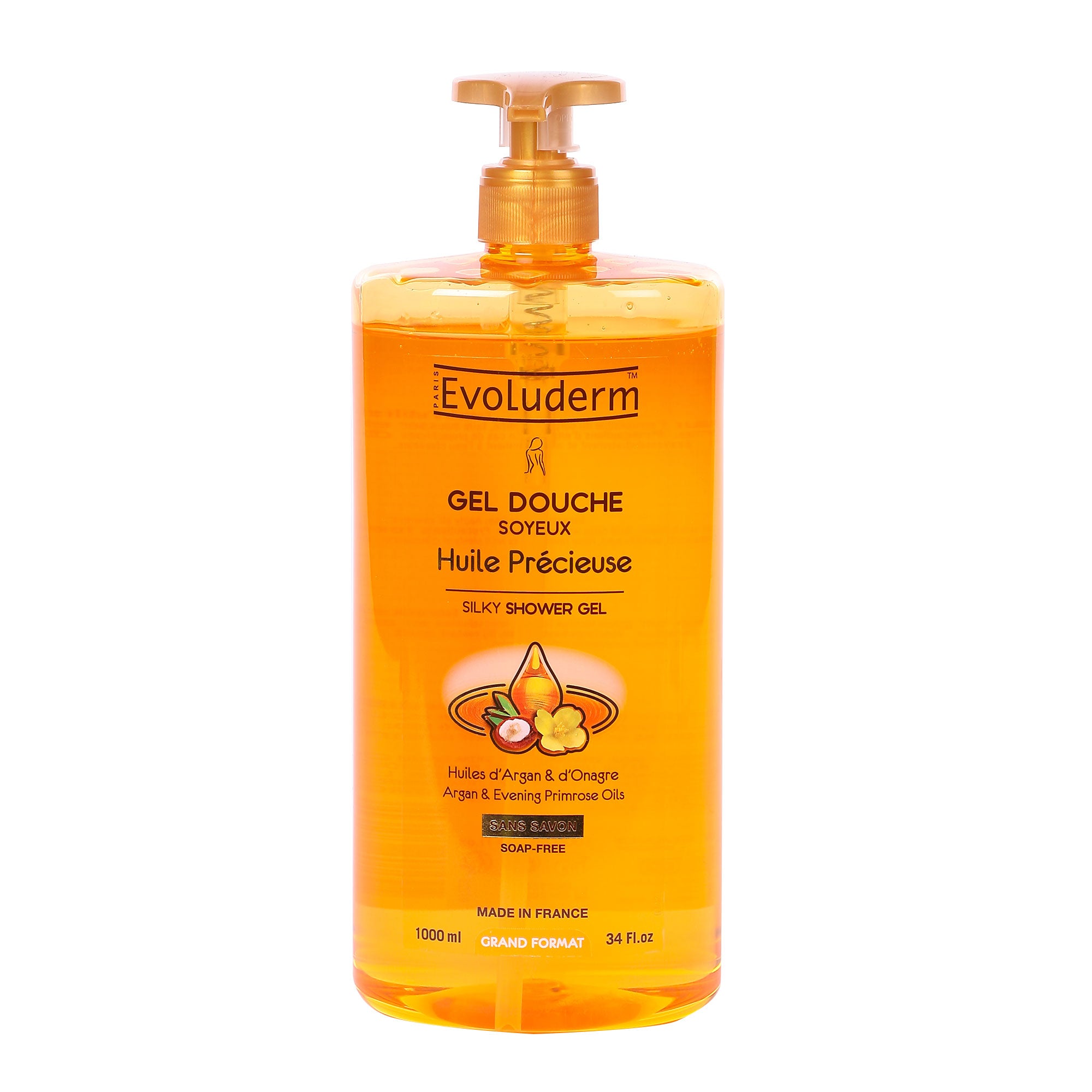 Gel douche soyeux huile précieuse