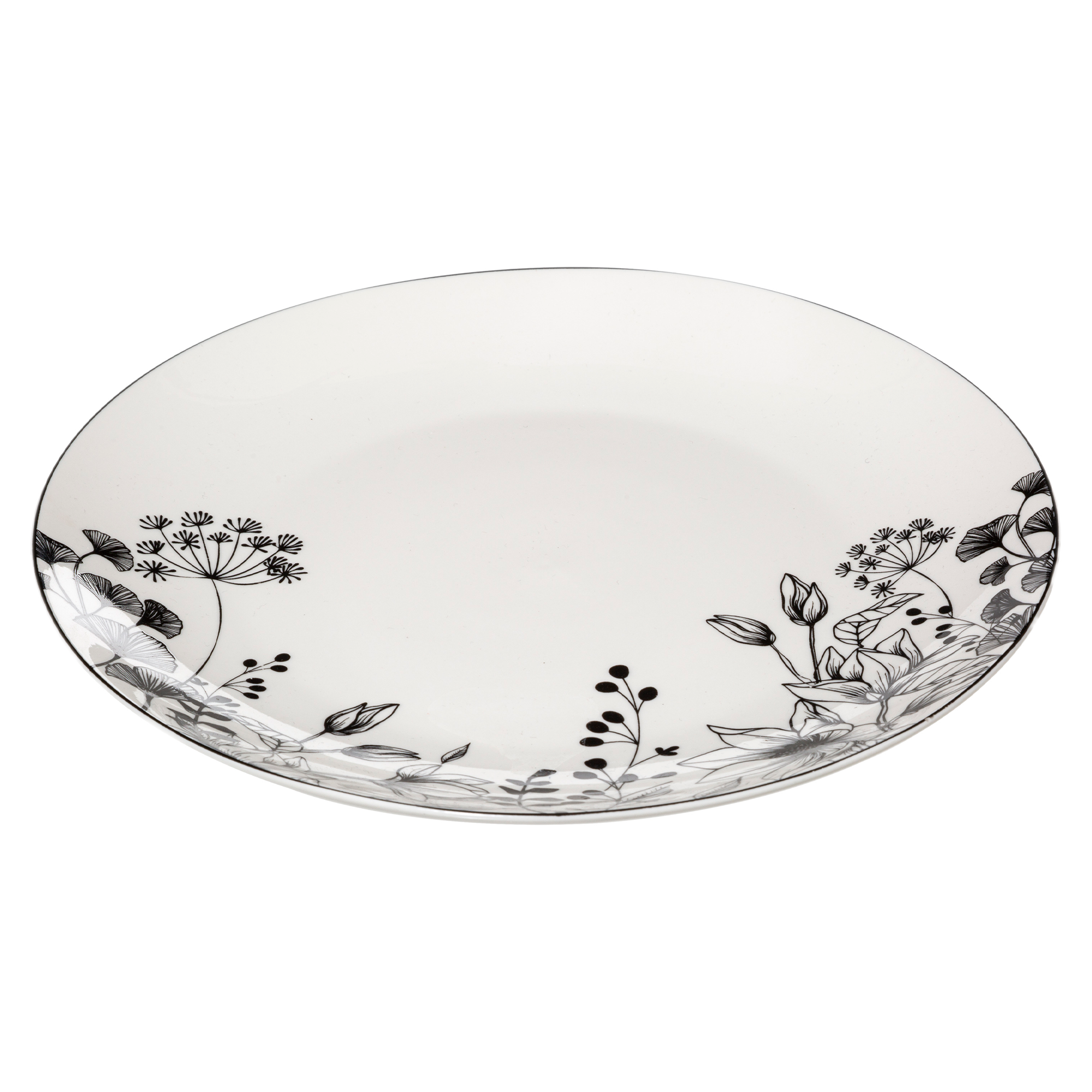 Assiette plate floral 27cm