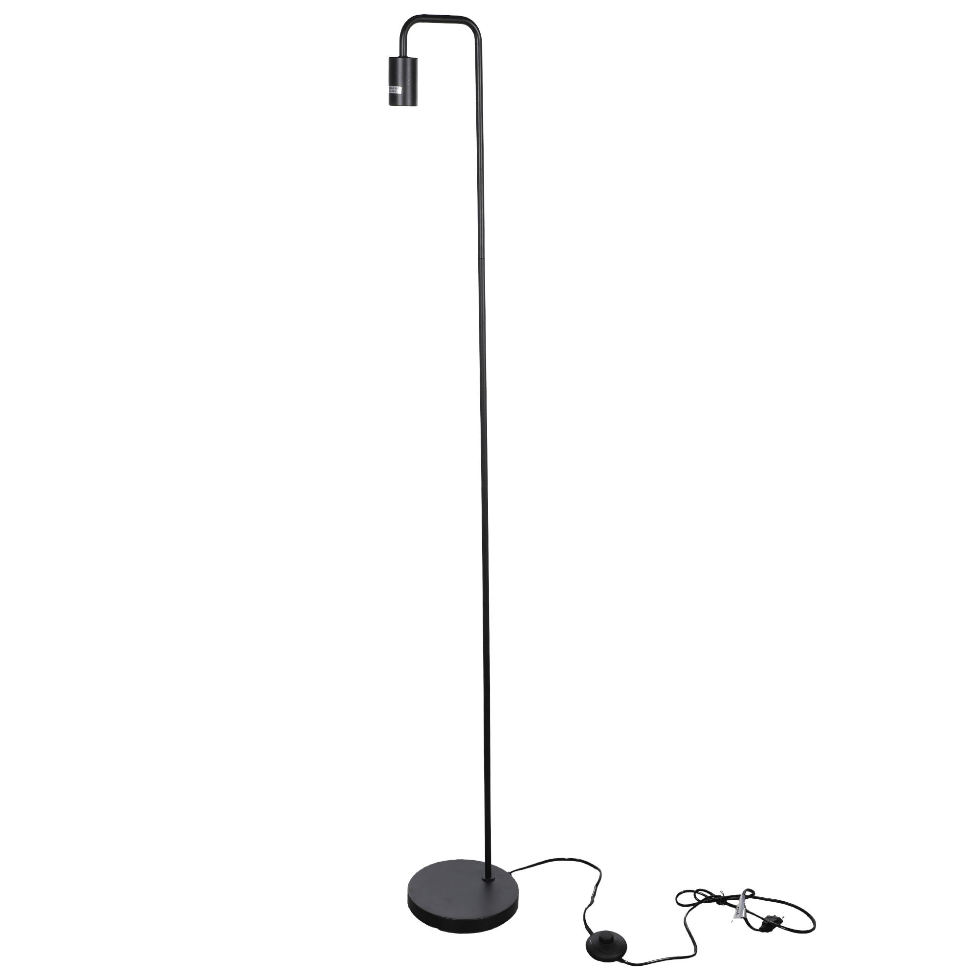 Lampadaire métal noir