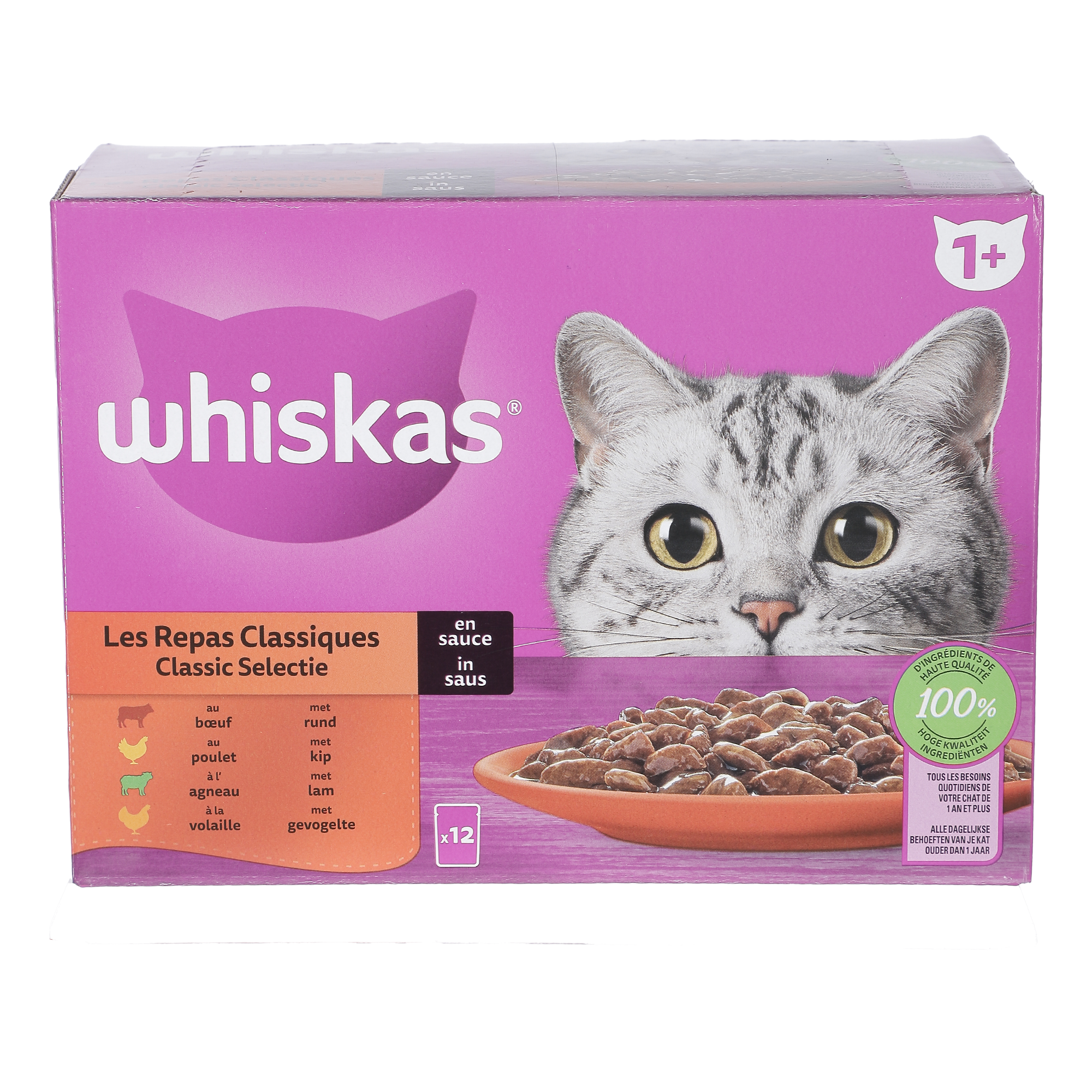12 sachets de pâtée pour chat