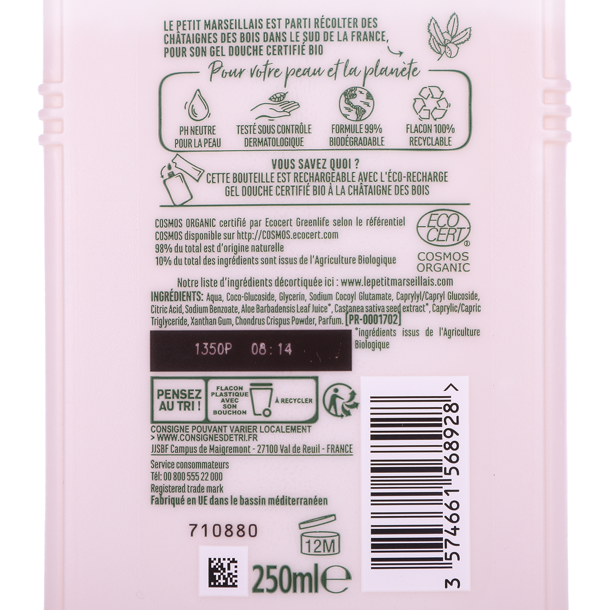 Gel douche Châtaigne des bois