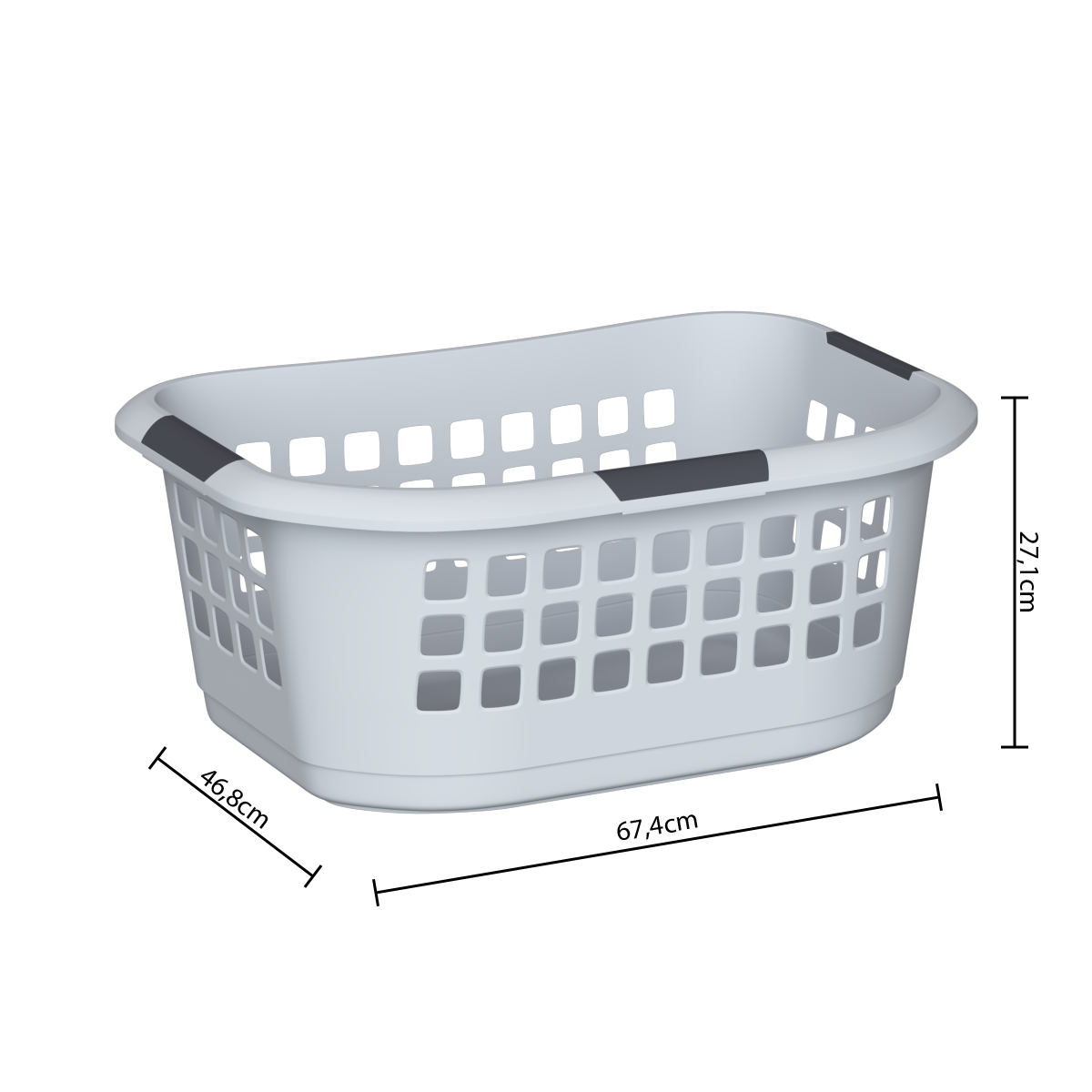 Corbeille à linge 51L