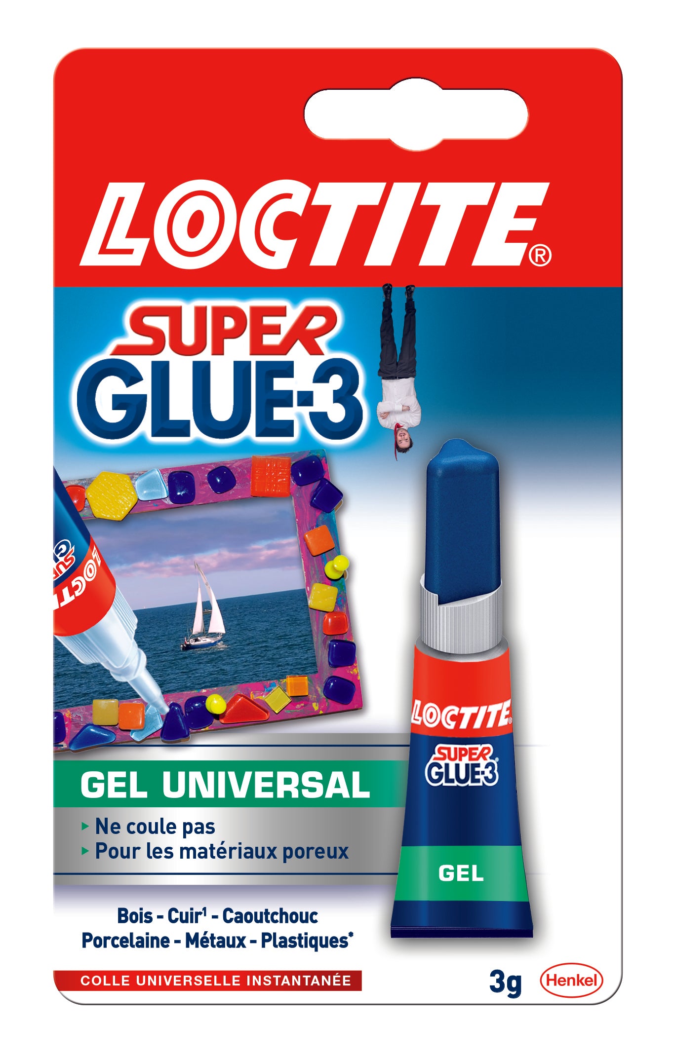 Super glue-1 colle en gel
