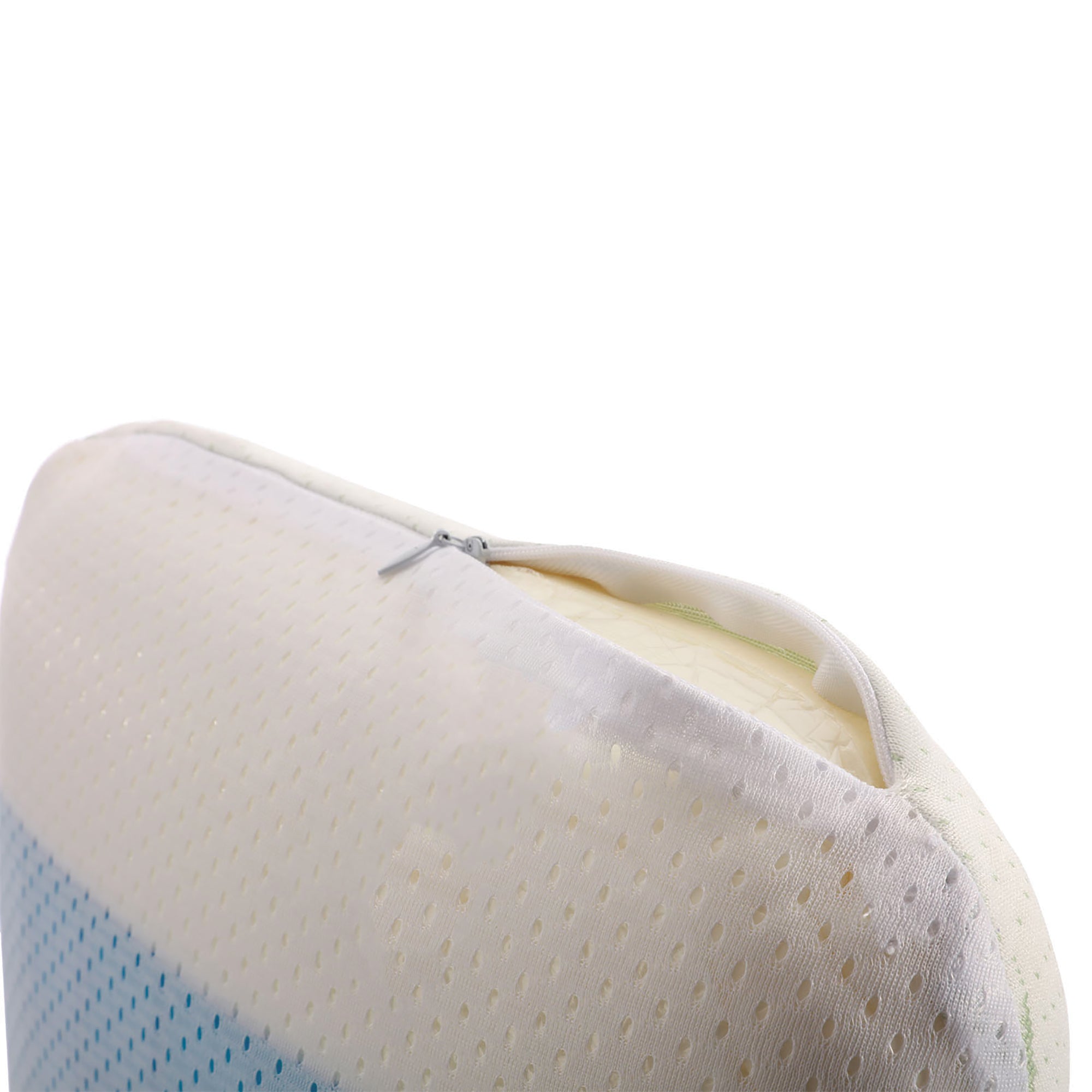 Oreiller ergonomique en gel - Blanc