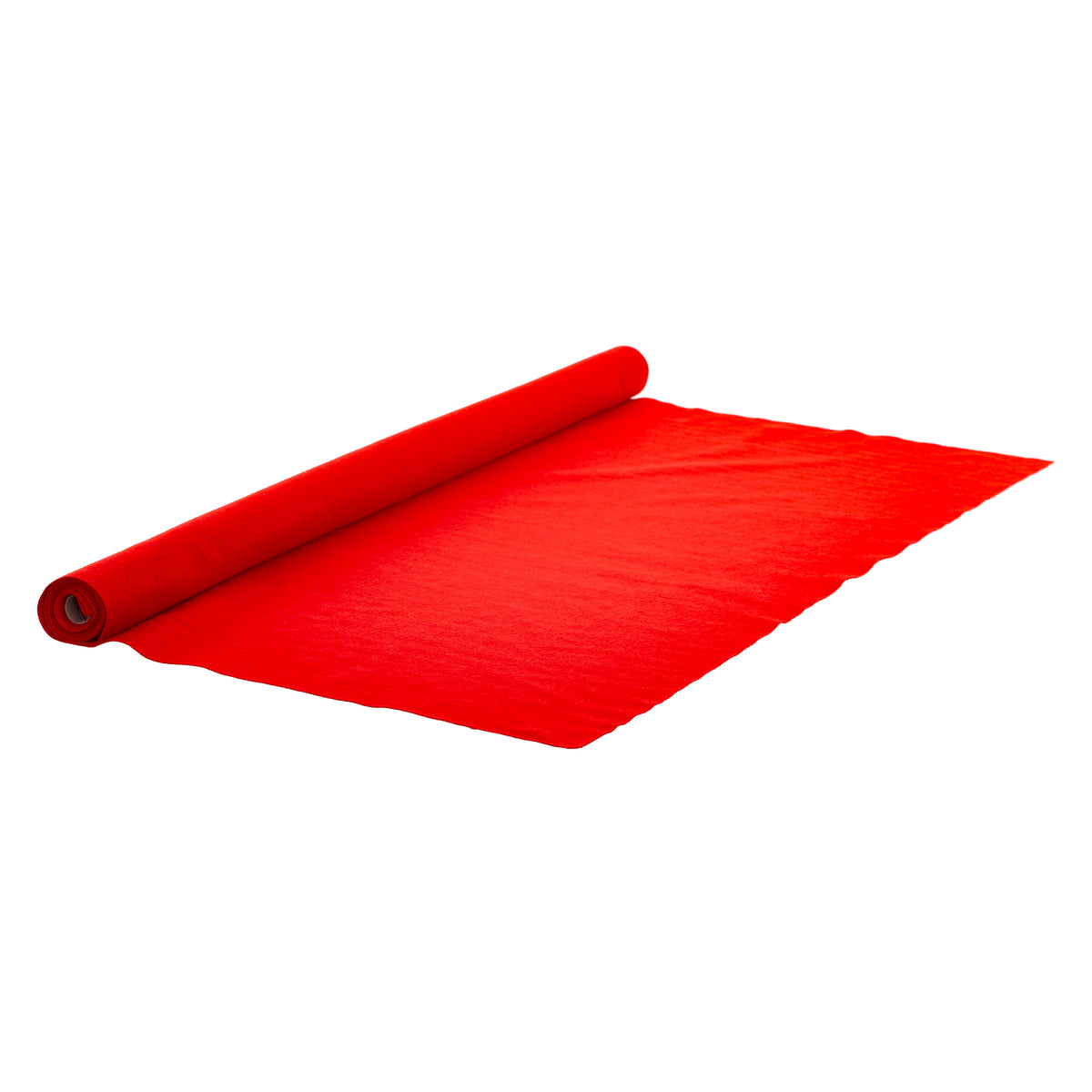 Tapis de sapin de Noël en feutrine rouge 200x100 cm